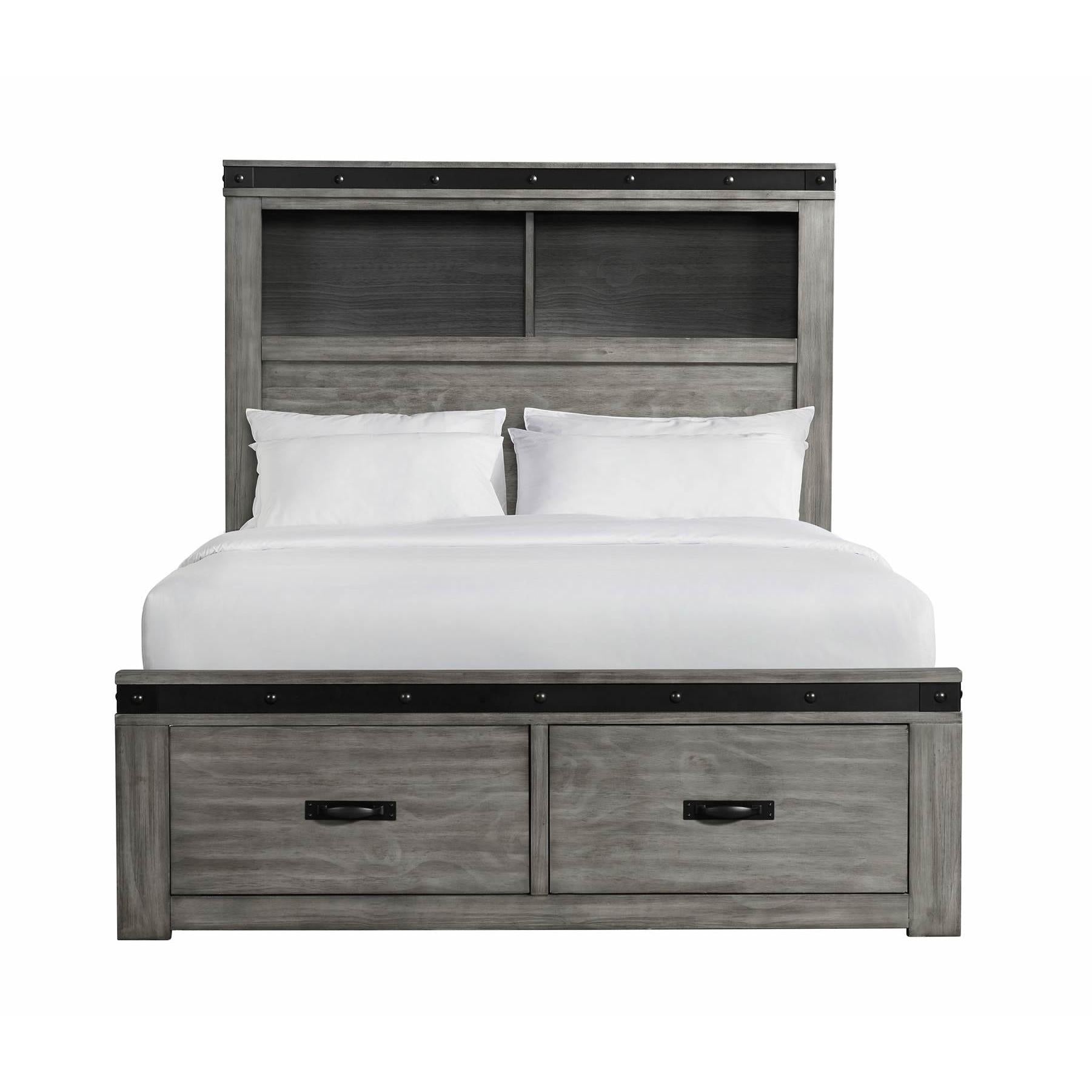 Elements International Wade Youth WE650FB Full Platform Storage Bed - Image 2