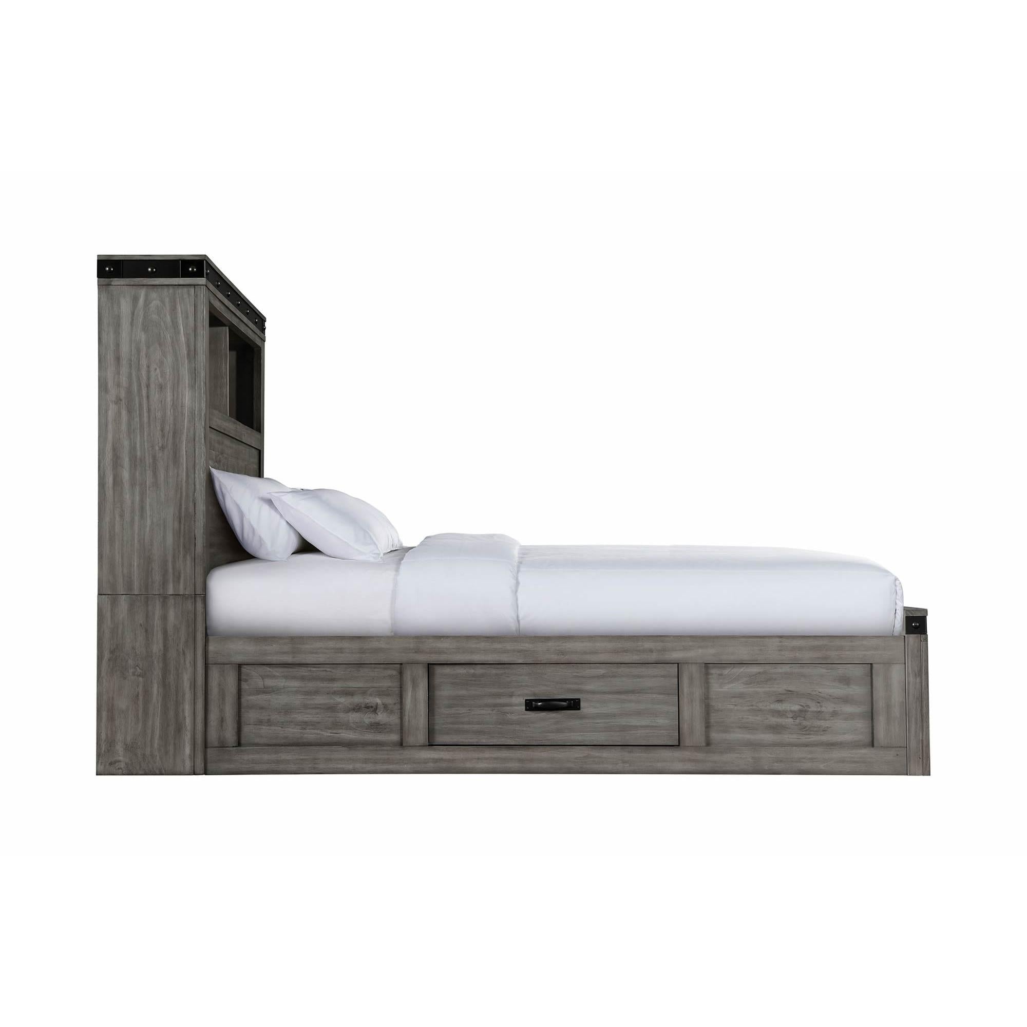 Elements International Wade Youth WE650FB Full Platform Storage Bed - Image 3