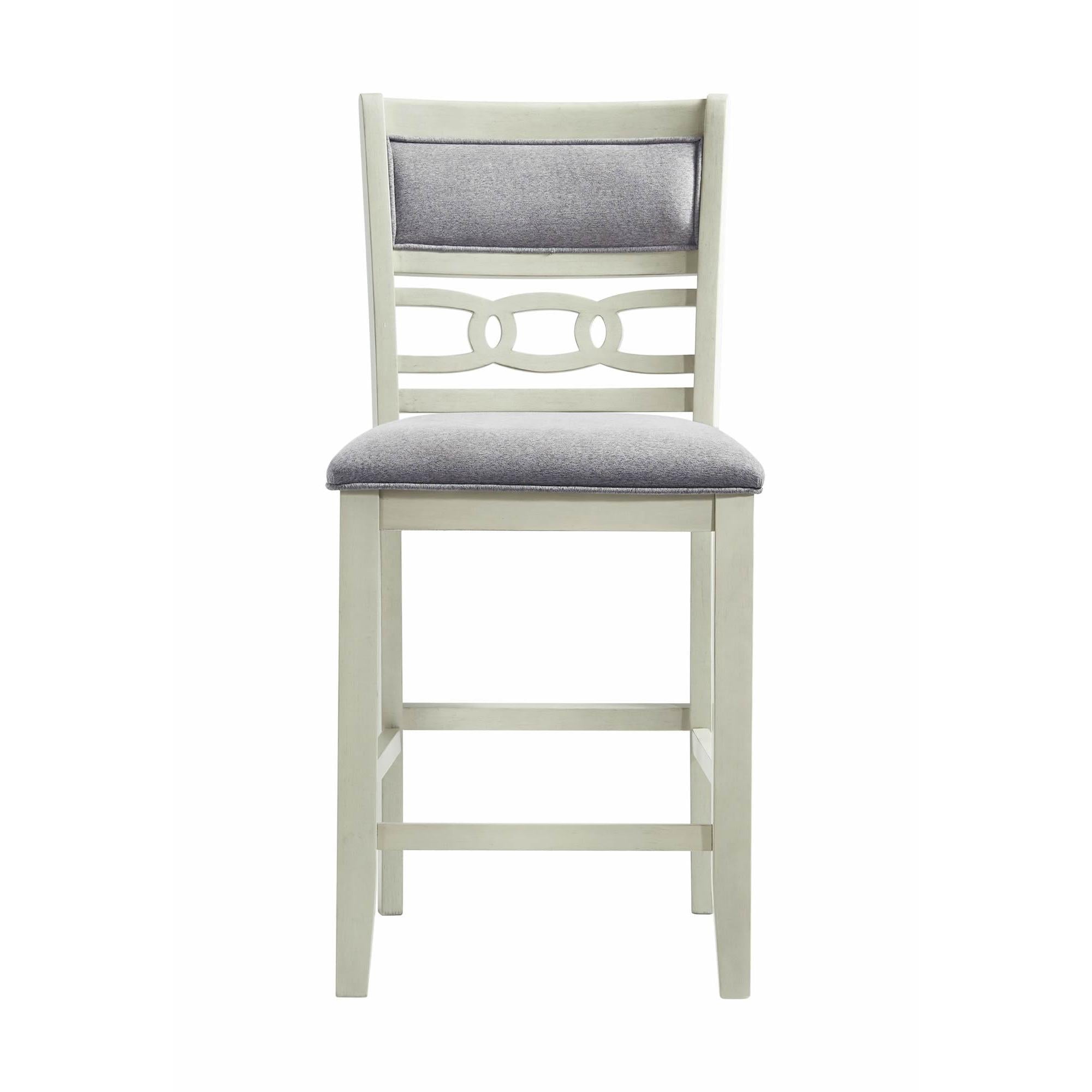 Elements International Amherst DAH750CSC Counter Height Side Chair - Bisque - Image 2