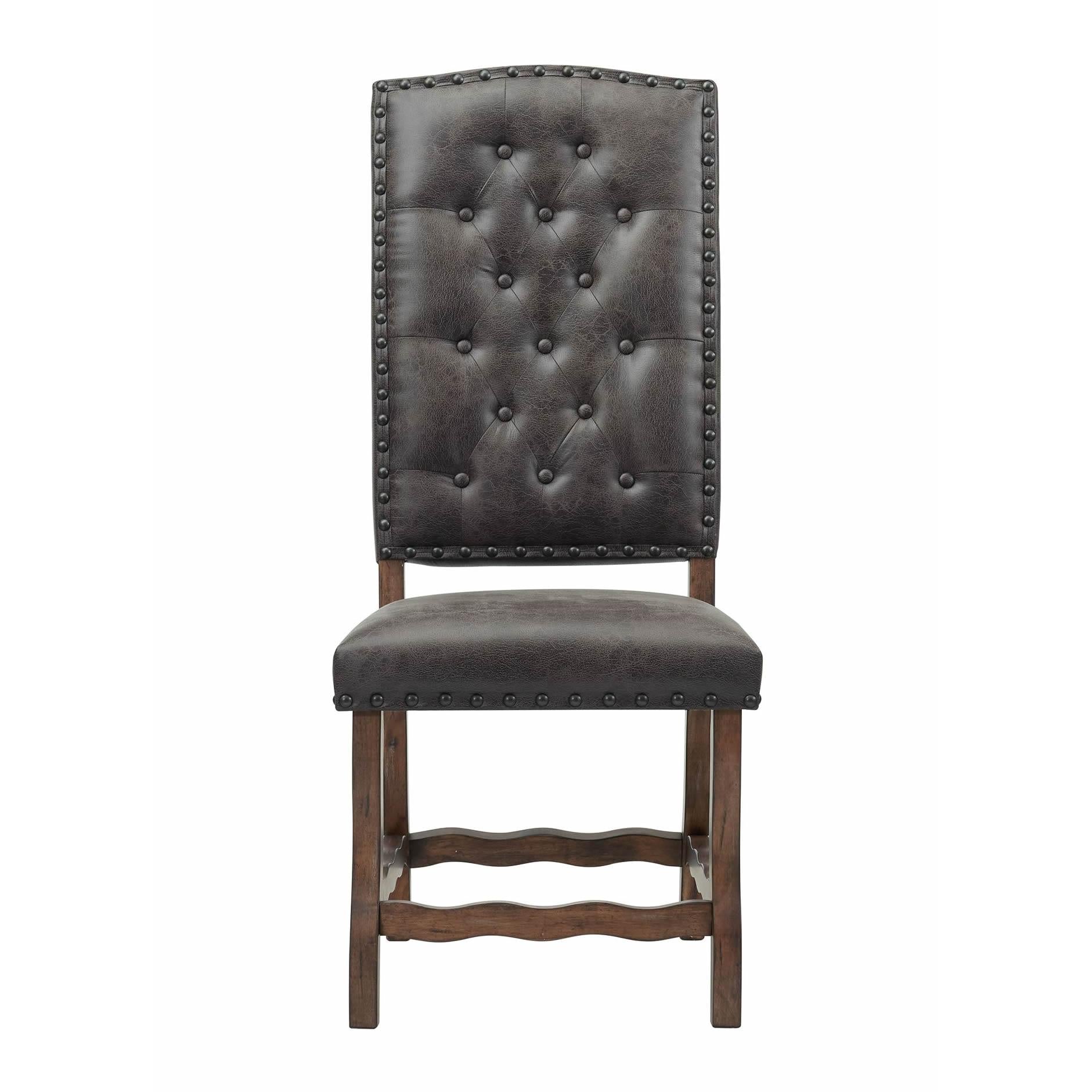 Elements International Gramercy DGC500CLSC Tufted Tall Back Side Chair - Image 2