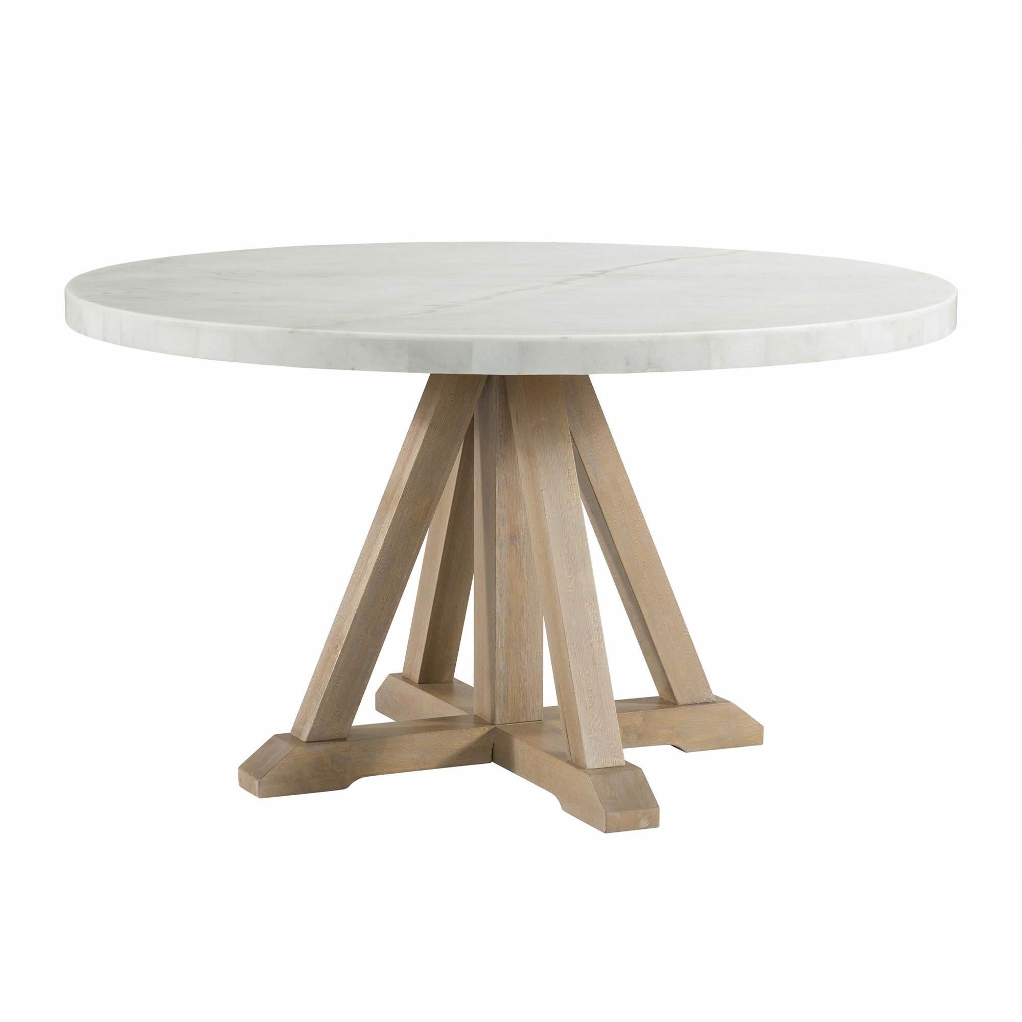 Elements International Lakeview CDLW180RDT Round Dining Table