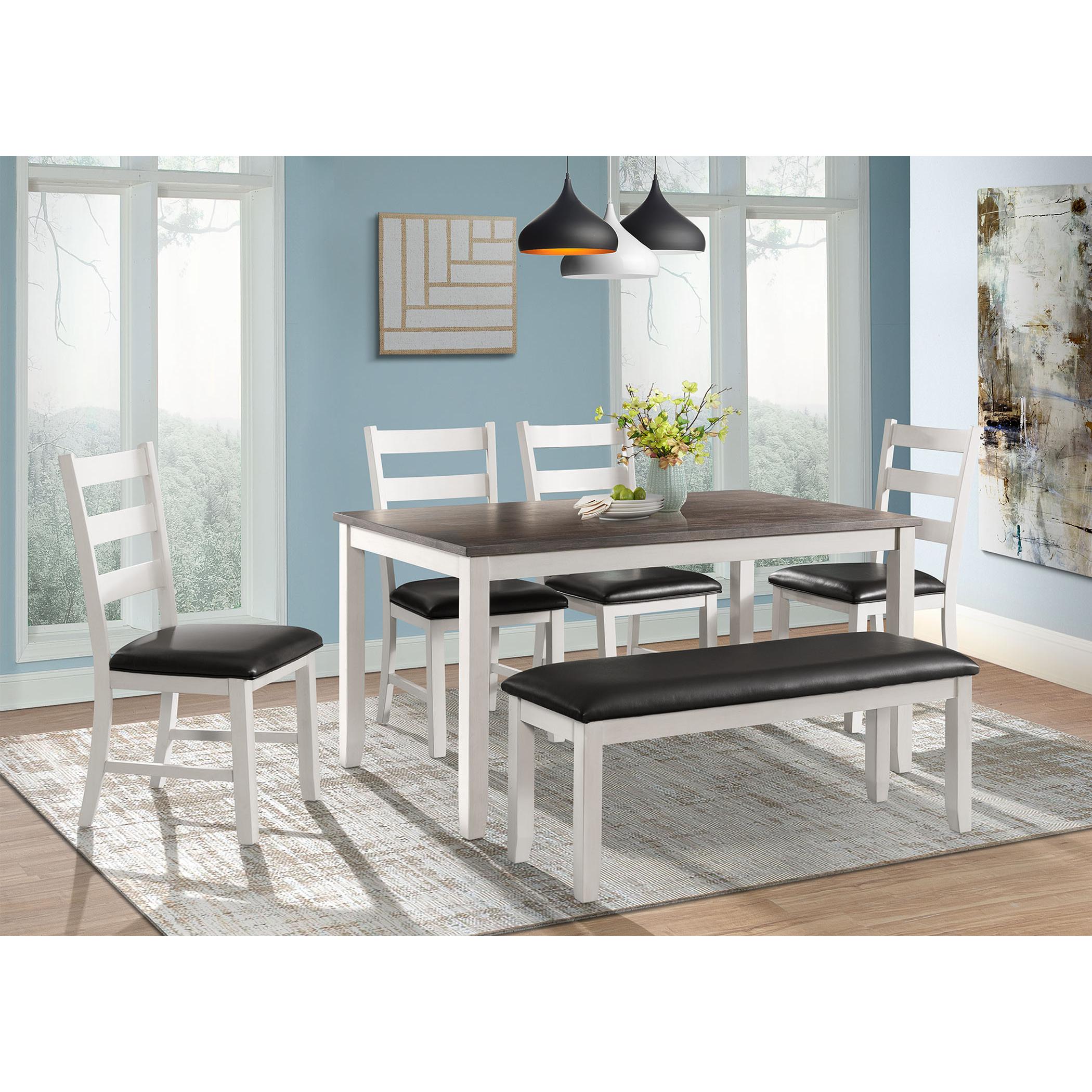 Elements International Martin Brown DMT7006DS 6 pc Dinette