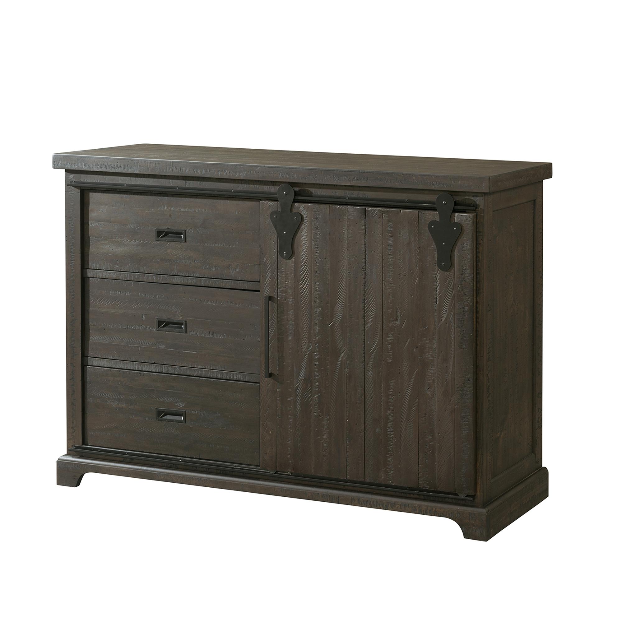 Elements International Stone DST101SV Server – Smokey Walnut