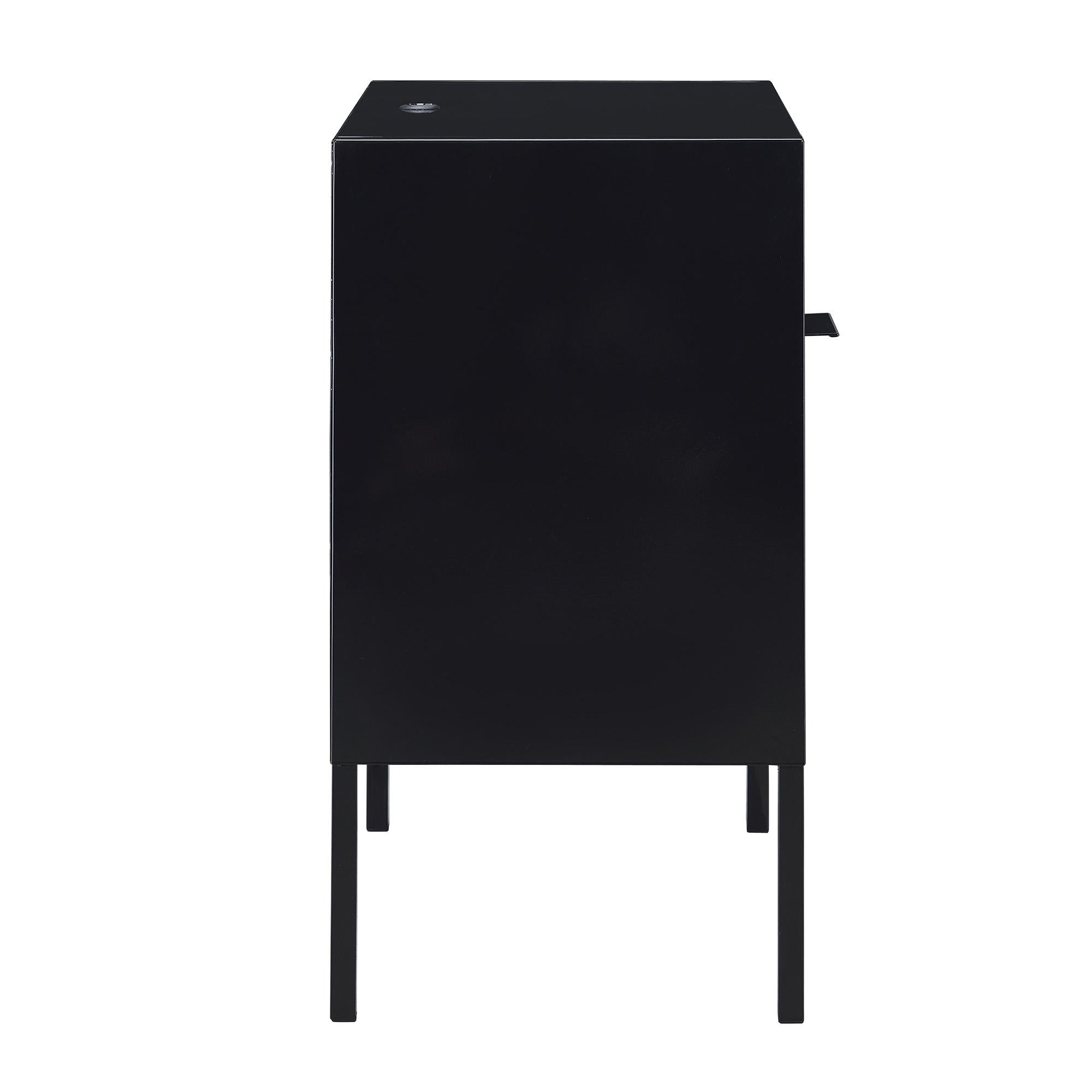 Elements International Ember CEB800NSE Nightstand - Black - Image 3