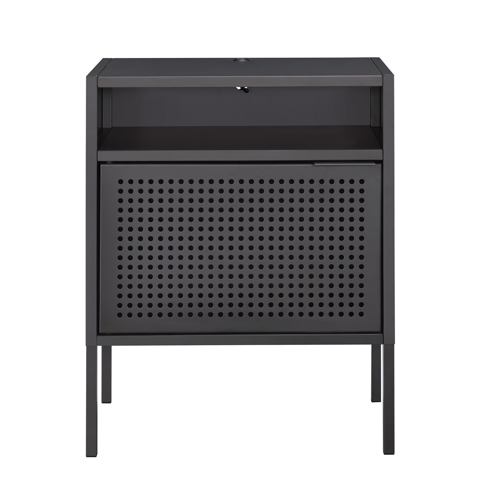 Elements International Ember CEB300NSE Nightstand - Gray - Image 2