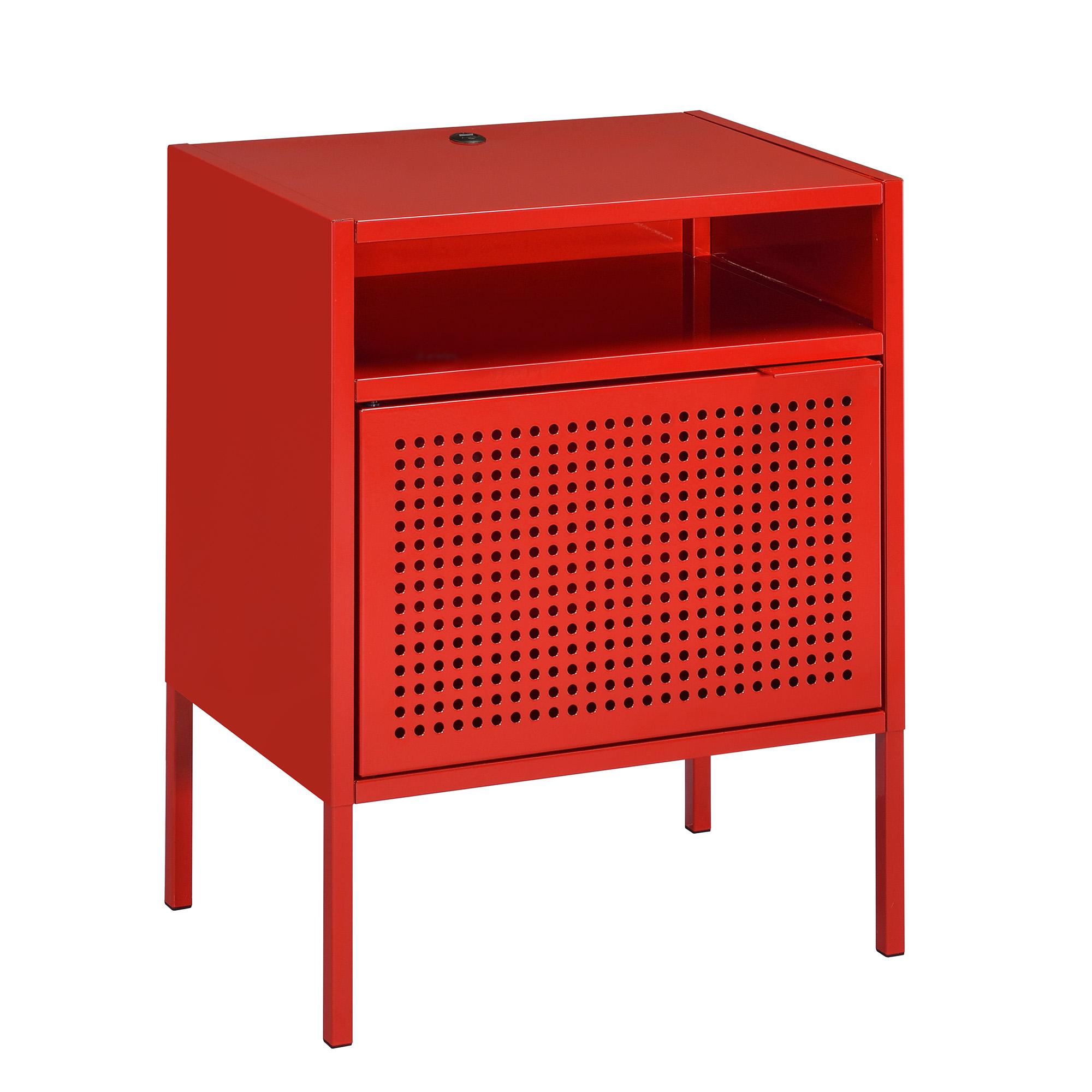 Elements International Ember CEB400NSE Nightstand – Red