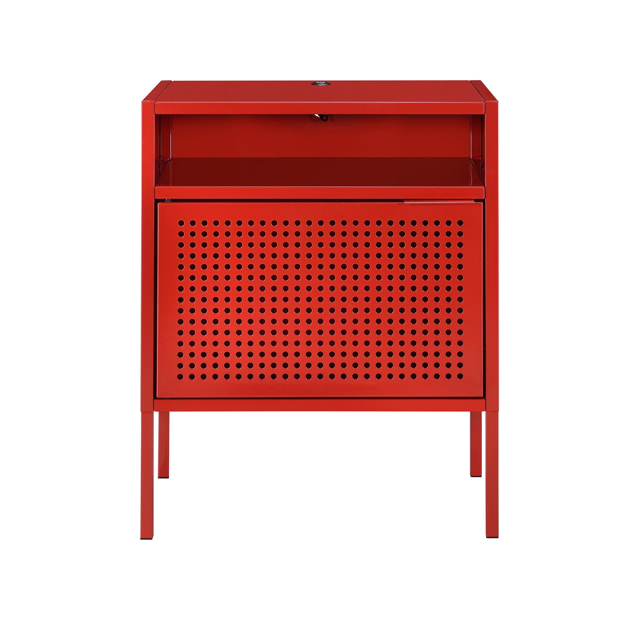 Elements International Ember CEB400NSE Nightstand - Red - Image 2