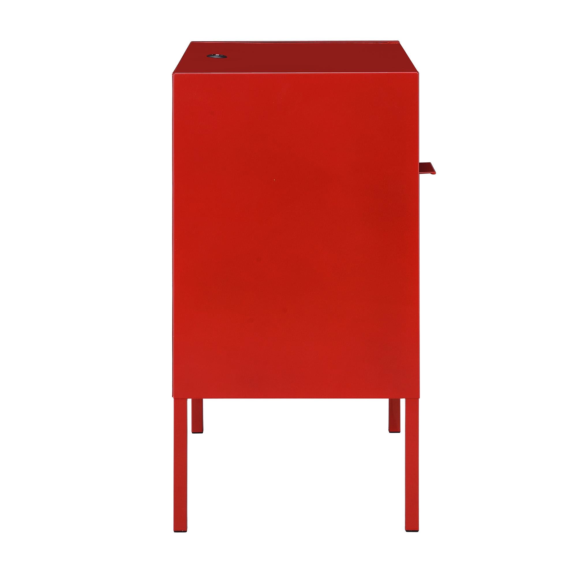 Elements International Ember CEB400NSE Nightstand - Red - Image 3