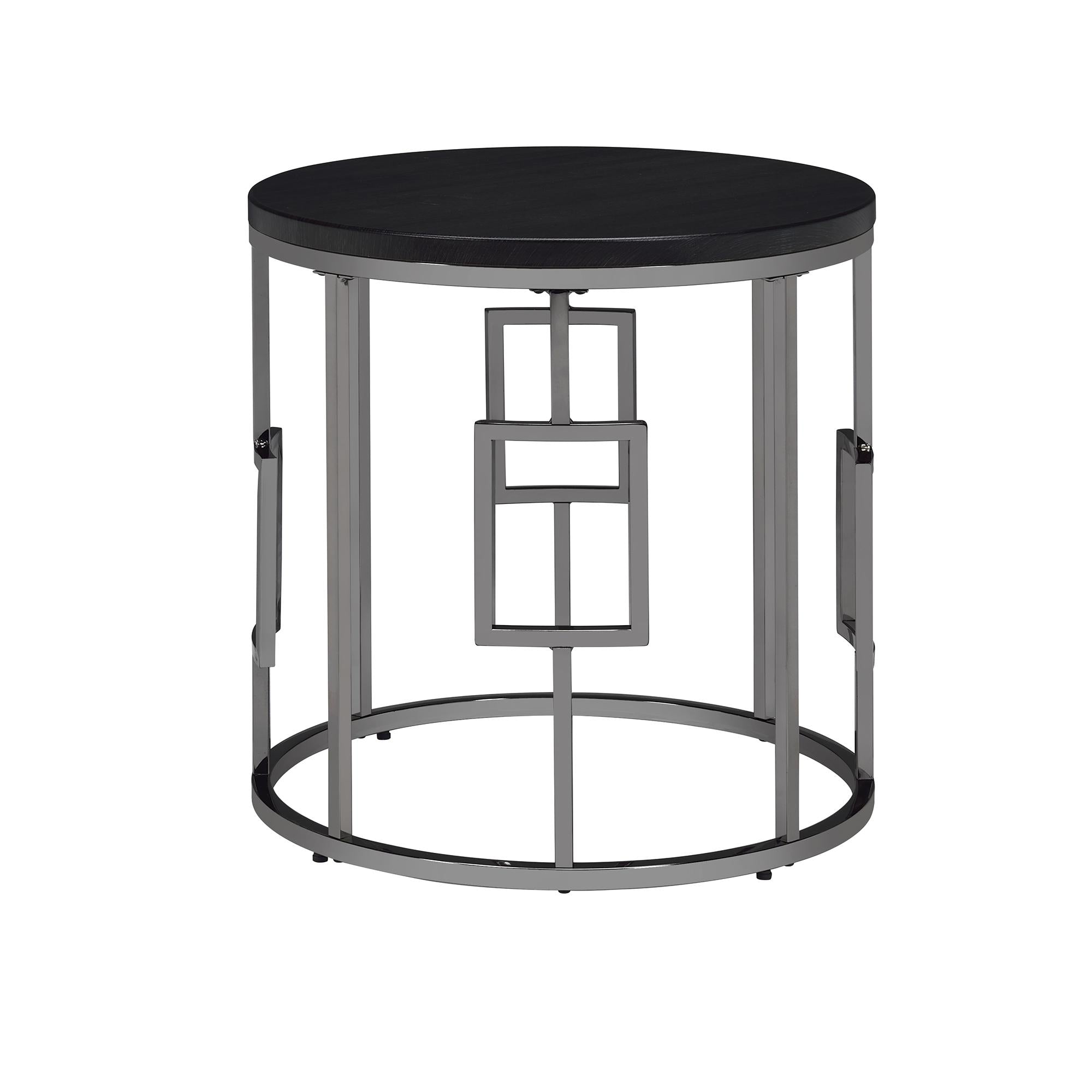 Elements International Ester CES100ET Round End Table - Image 2