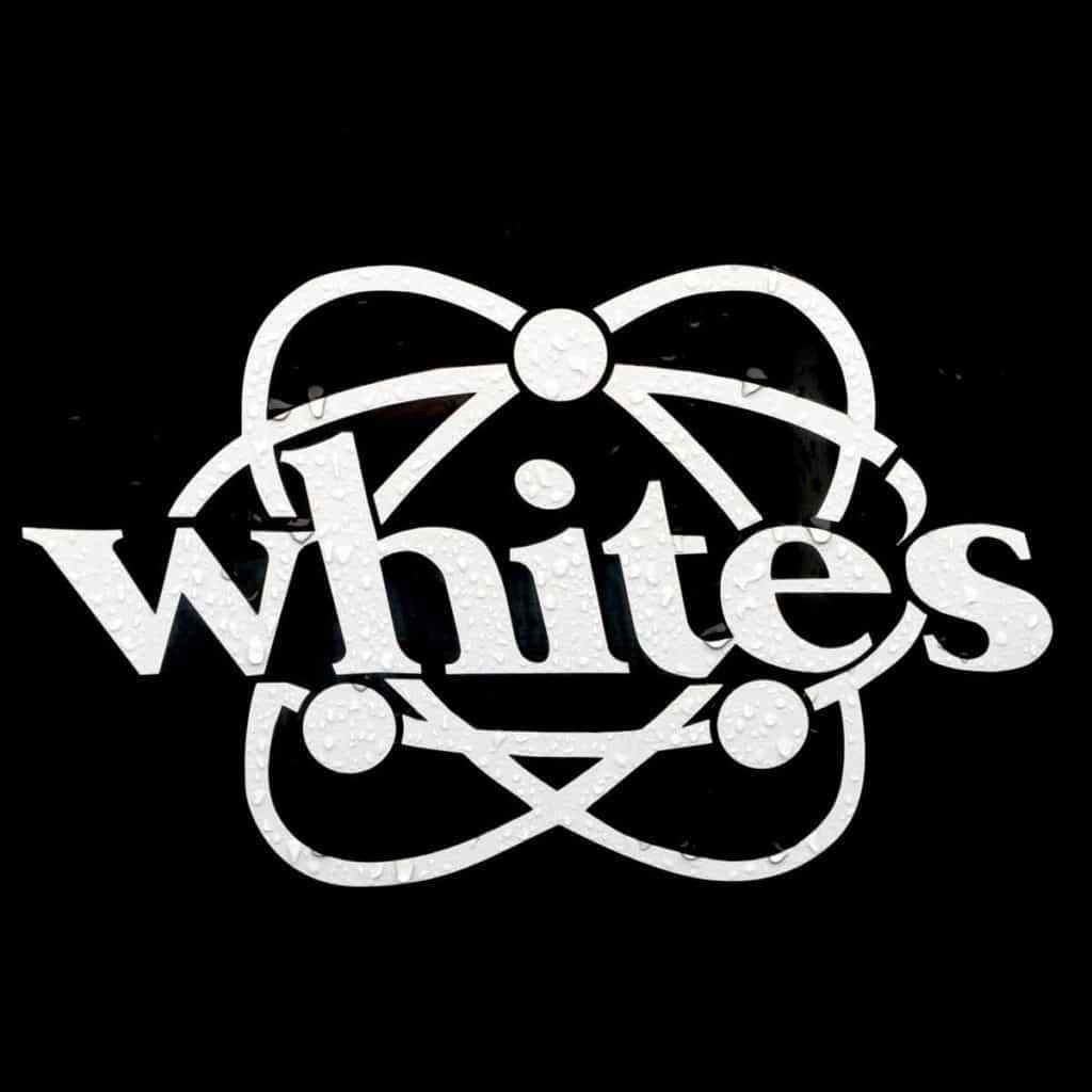 White’s Electronics Metal Detector Vinyl Sticker 7 x 11 Inches