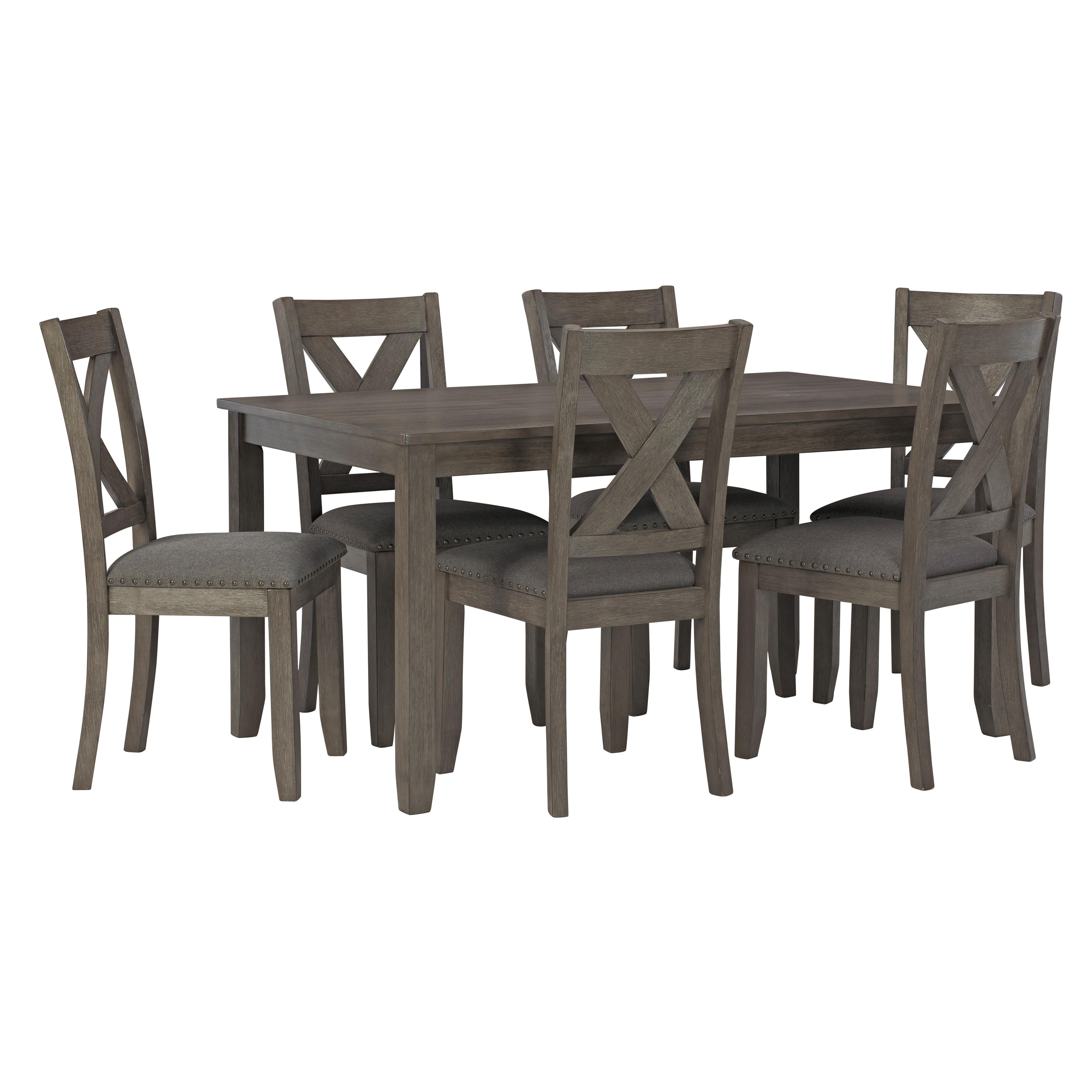 Signature Design by Ashley Caitbrook D388-425 Rectangular Dining Room Table Set - Image 1