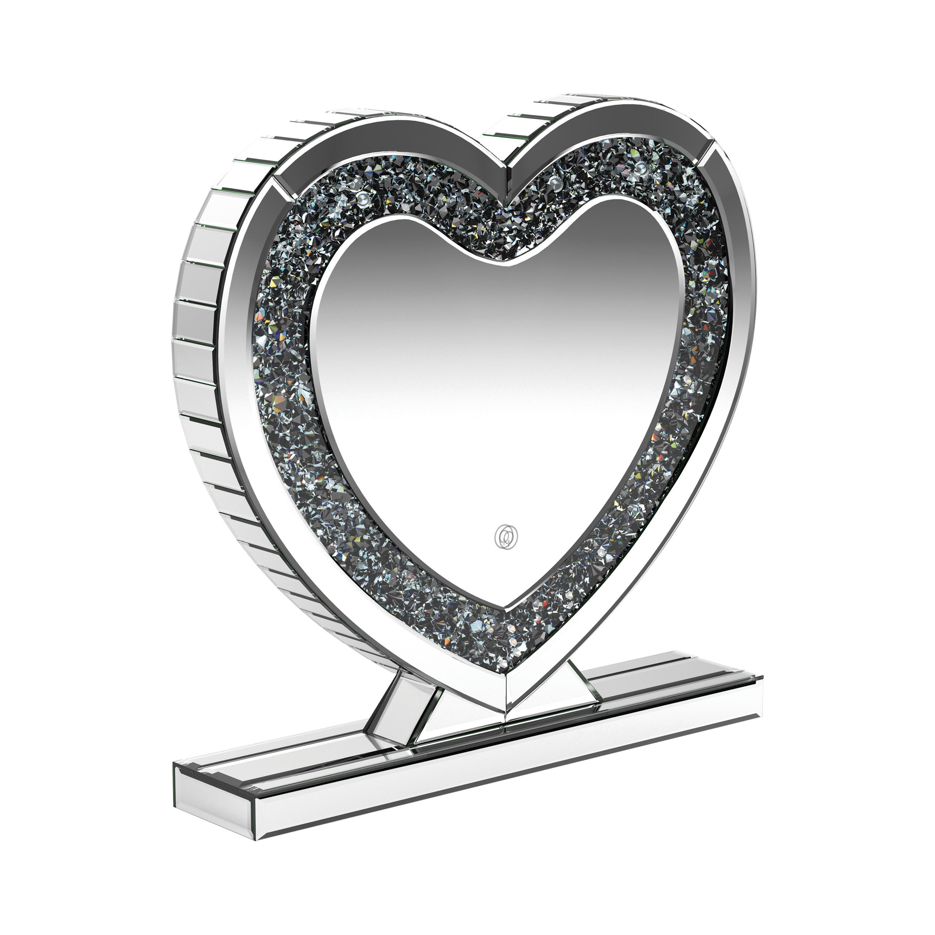 Coaster Furniture Euston 961528 Heart Shaped Vanity Mirror – Silver