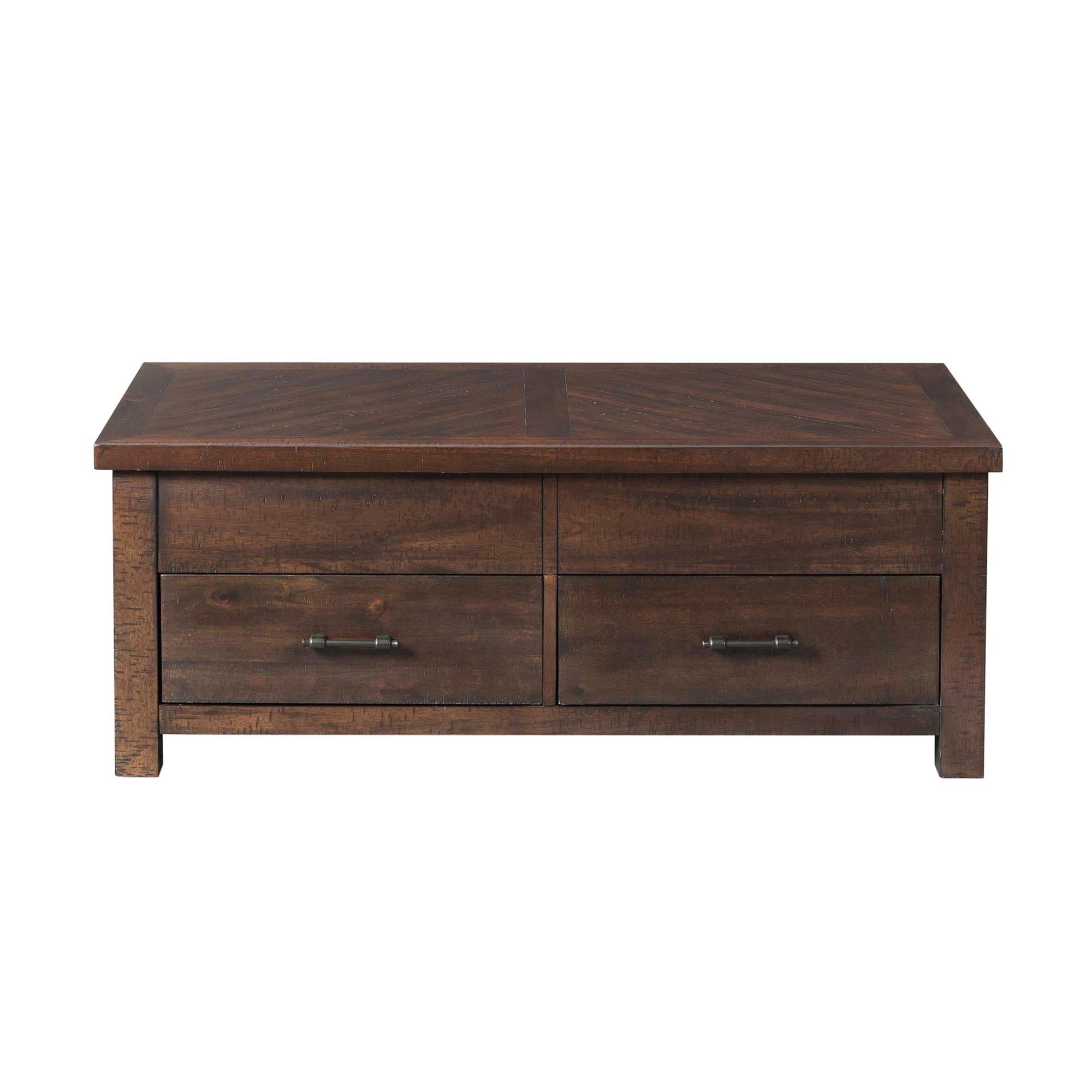 Elements International Jax TJX100CTLT Lift Top Coffee Table - Image 1