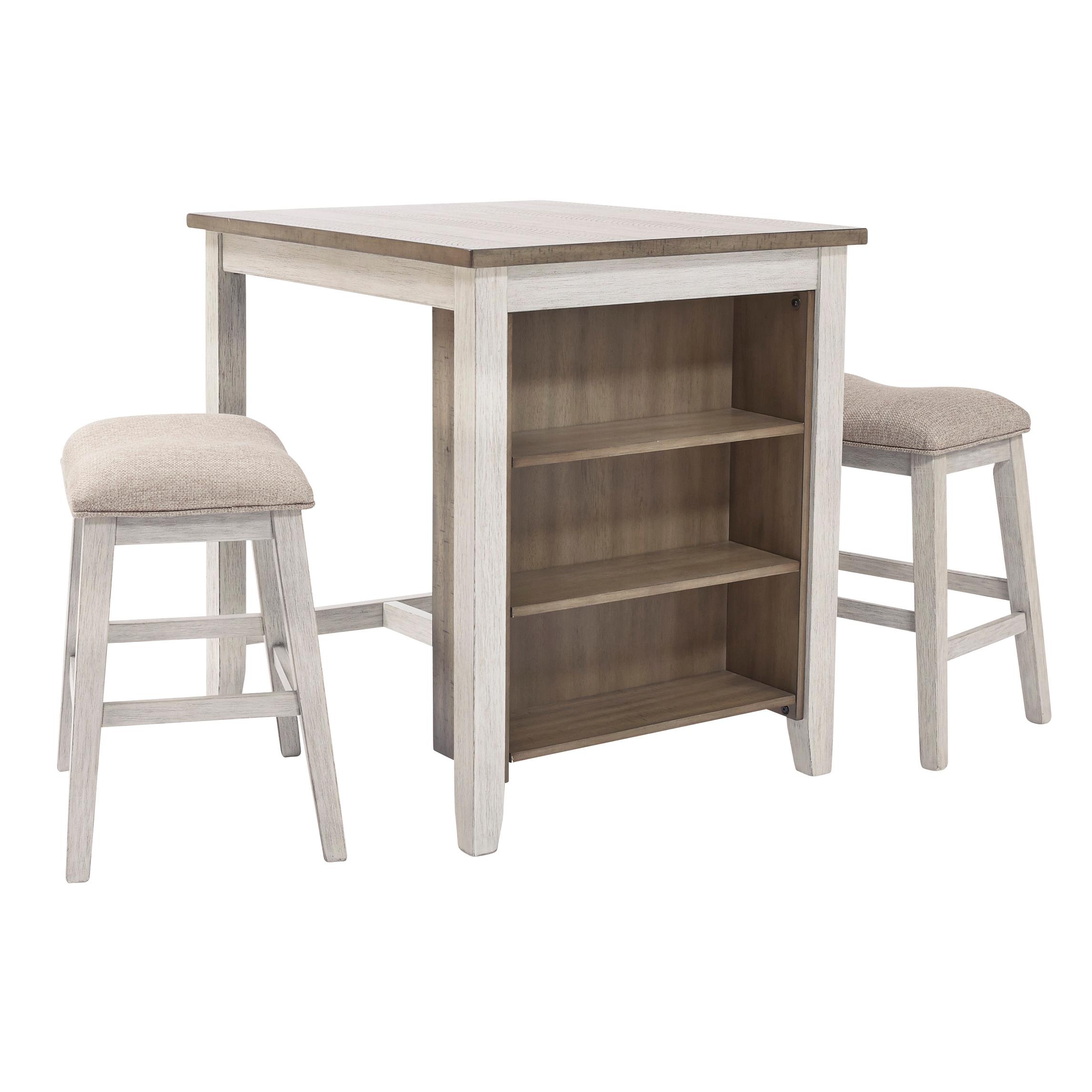 Signature Design by Ashley Skempton D394-113 Rectangular Dining Room Counter Table Set - Image 1