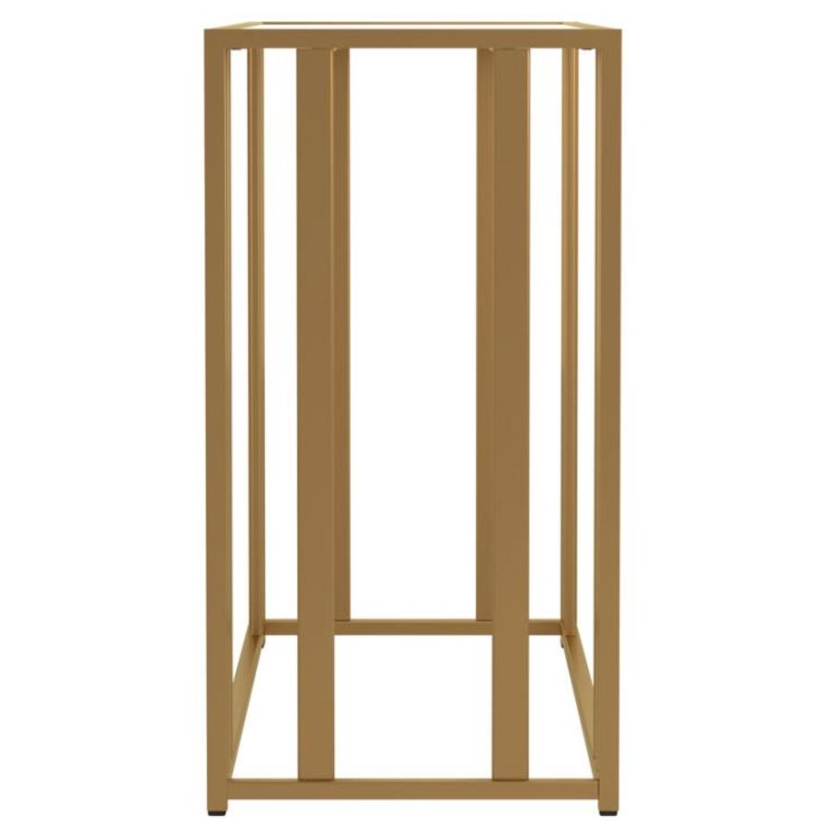Coaster Furniture Adri 723609 Glass Top Entryway Sofa Console Table - Matte Brass - Image 3