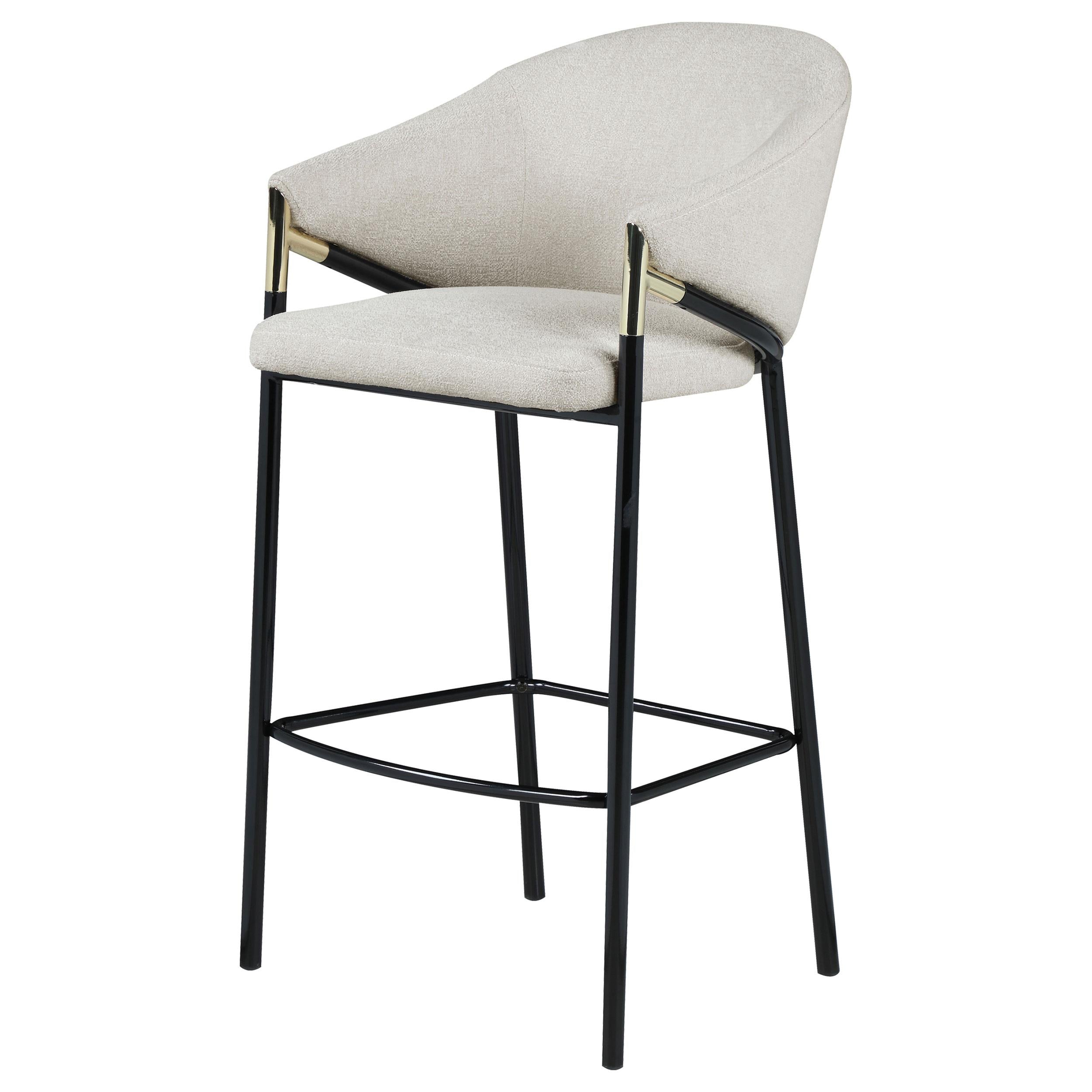 Coaster Furniture Chadwick 183437 Fabric Upholstered Bar Chair - Beige - Image 3