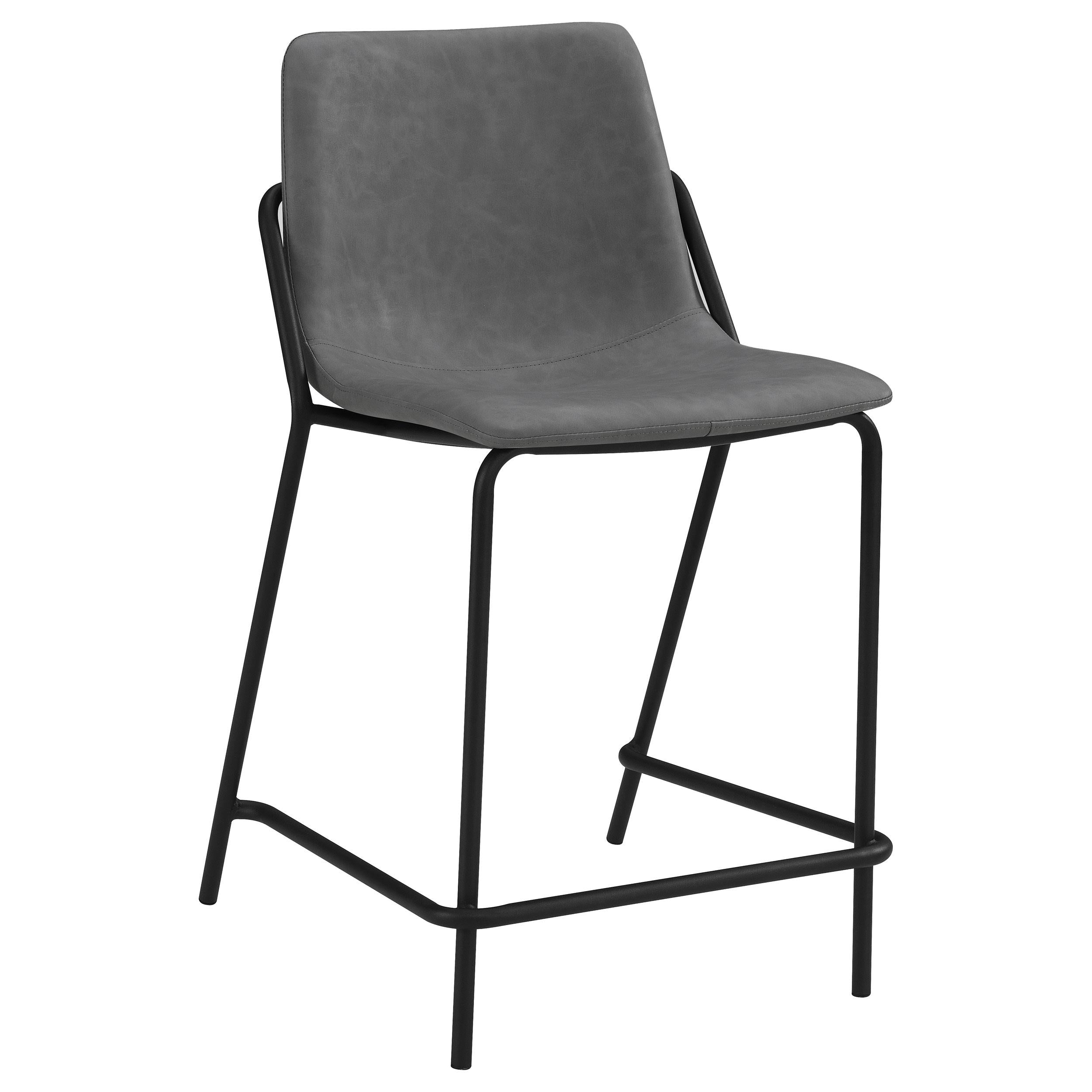 Coaster Furniture Earnest 183452 Upholstered Counter Chair - Grey - Image 1