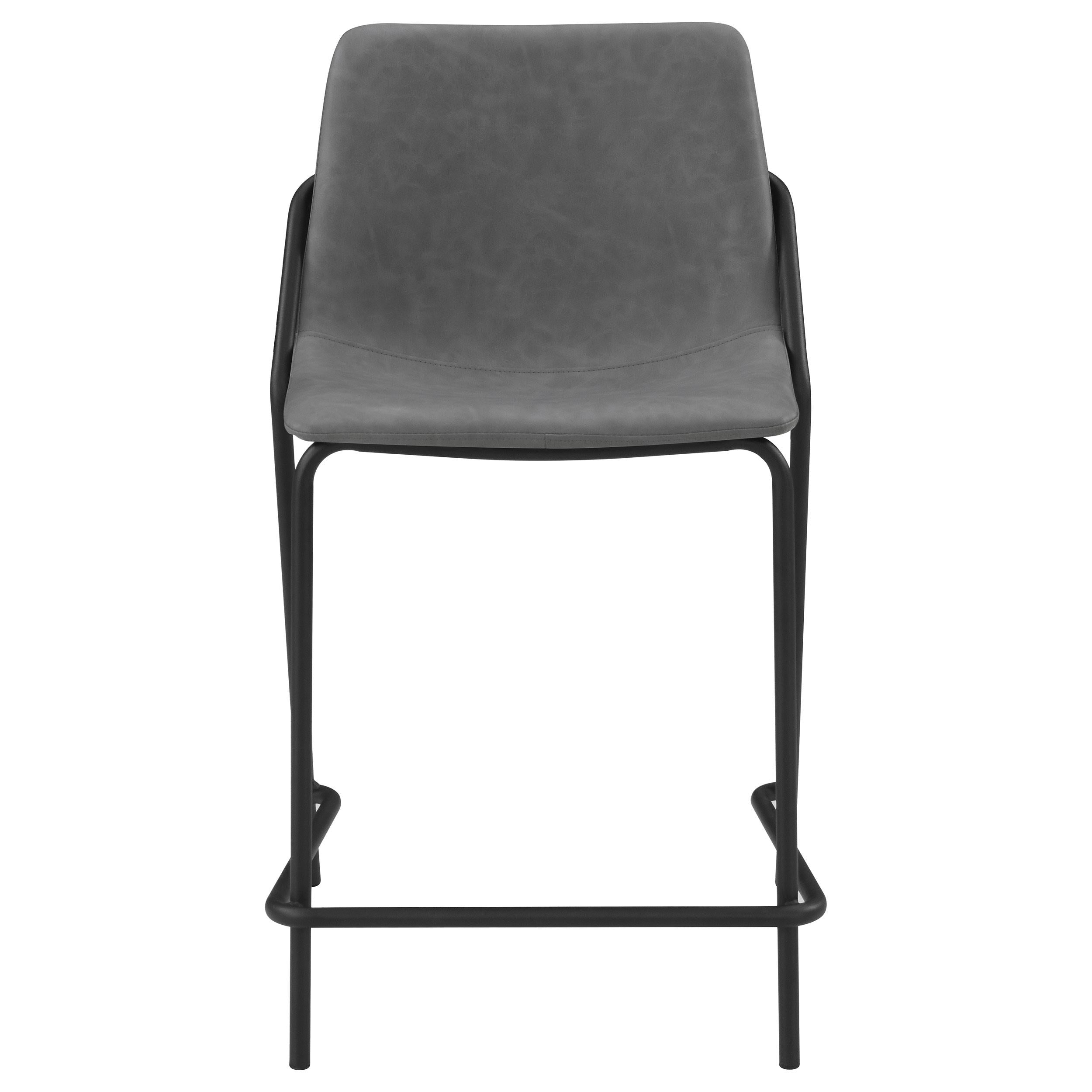 Coaster Furniture Earnest 183452 Upholstered Counter Chair - Grey - Image 2