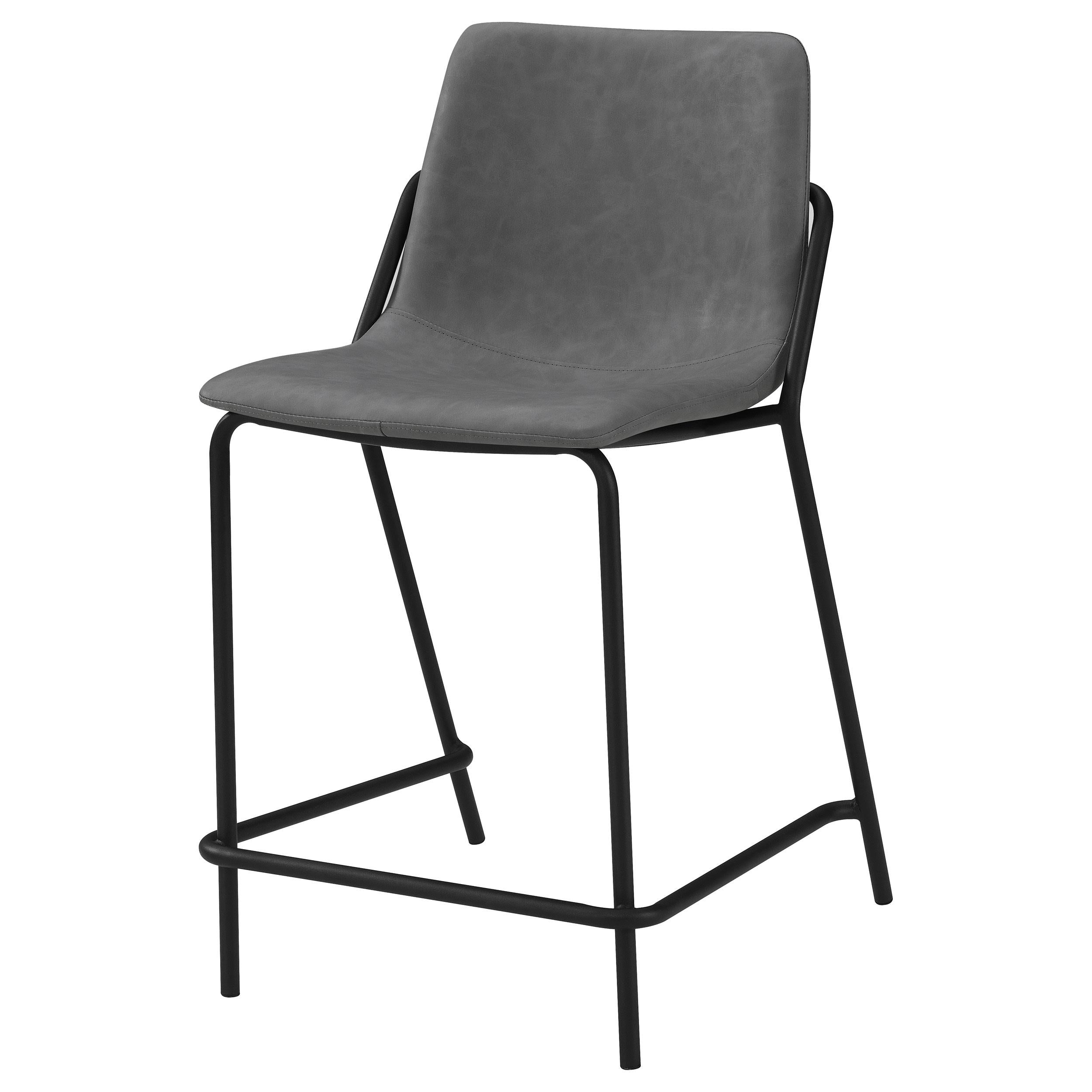 Coaster Furniture Earnest 183452 Upholstered Counter Chair - Grey - Image 3