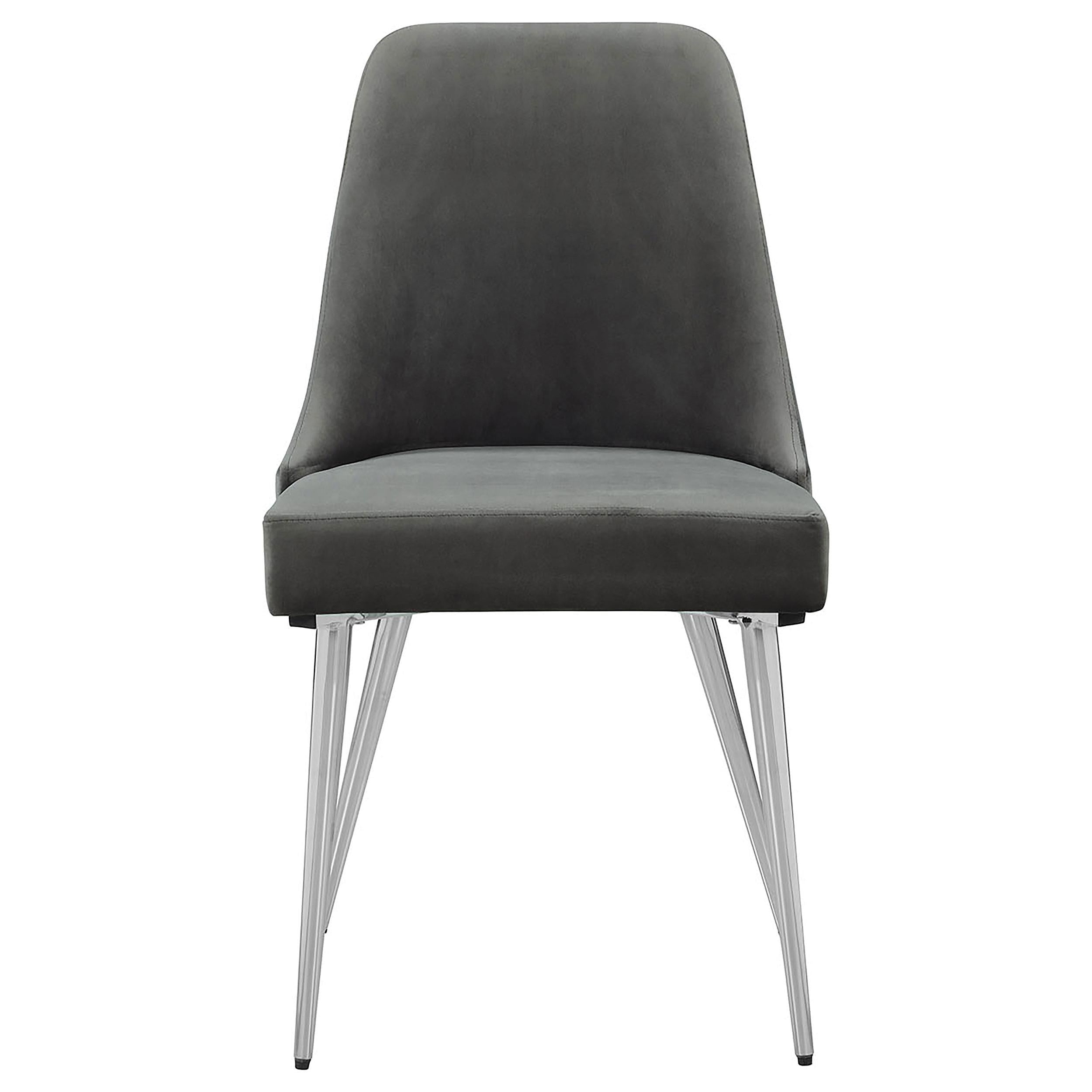 Coaster Furniture Cabianca 191442 Upholstered Dining Side Chair - Grey - Image 2