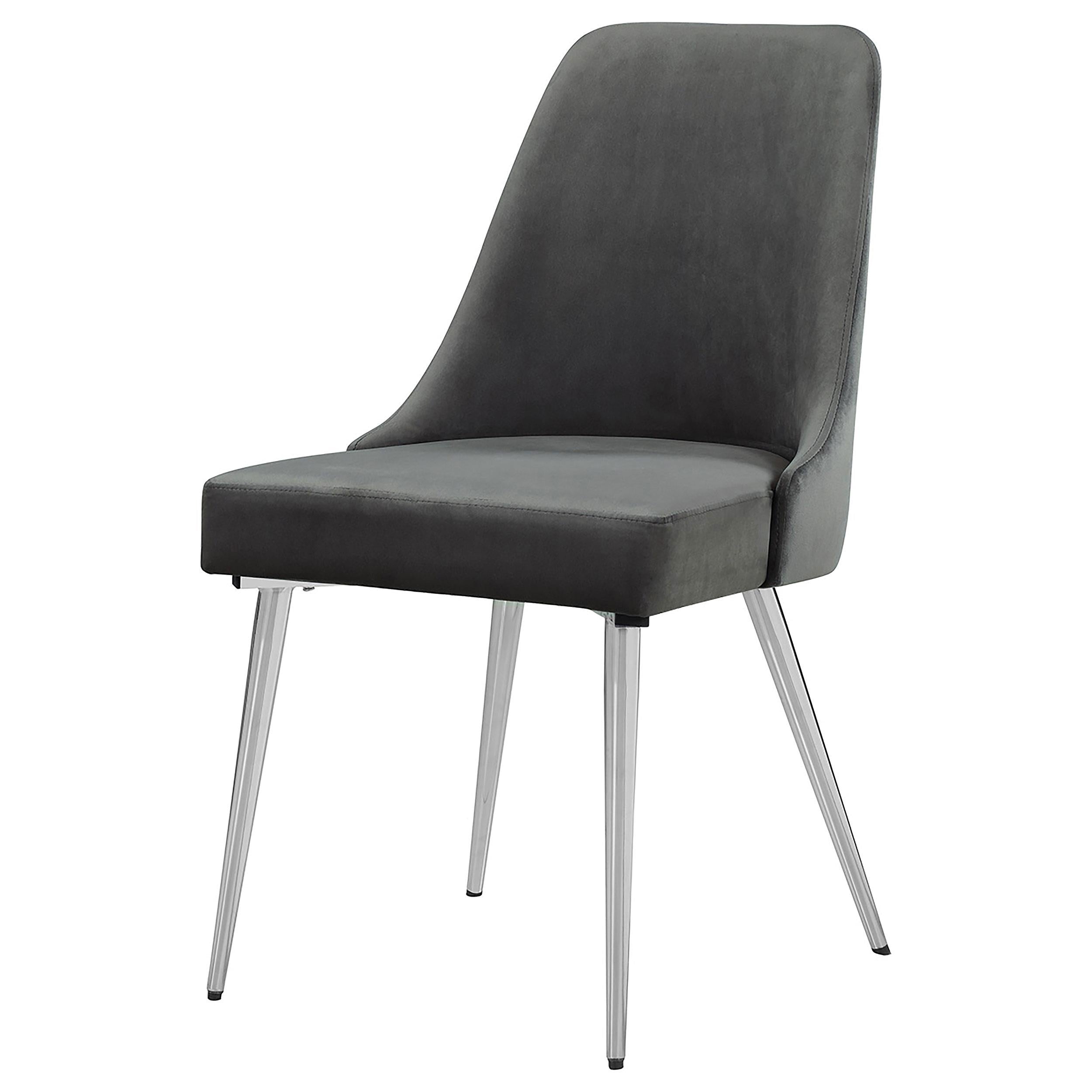 Coaster Furniture Cabianca 191442 Upholstered Dining Side Chair - Grey - Image 3