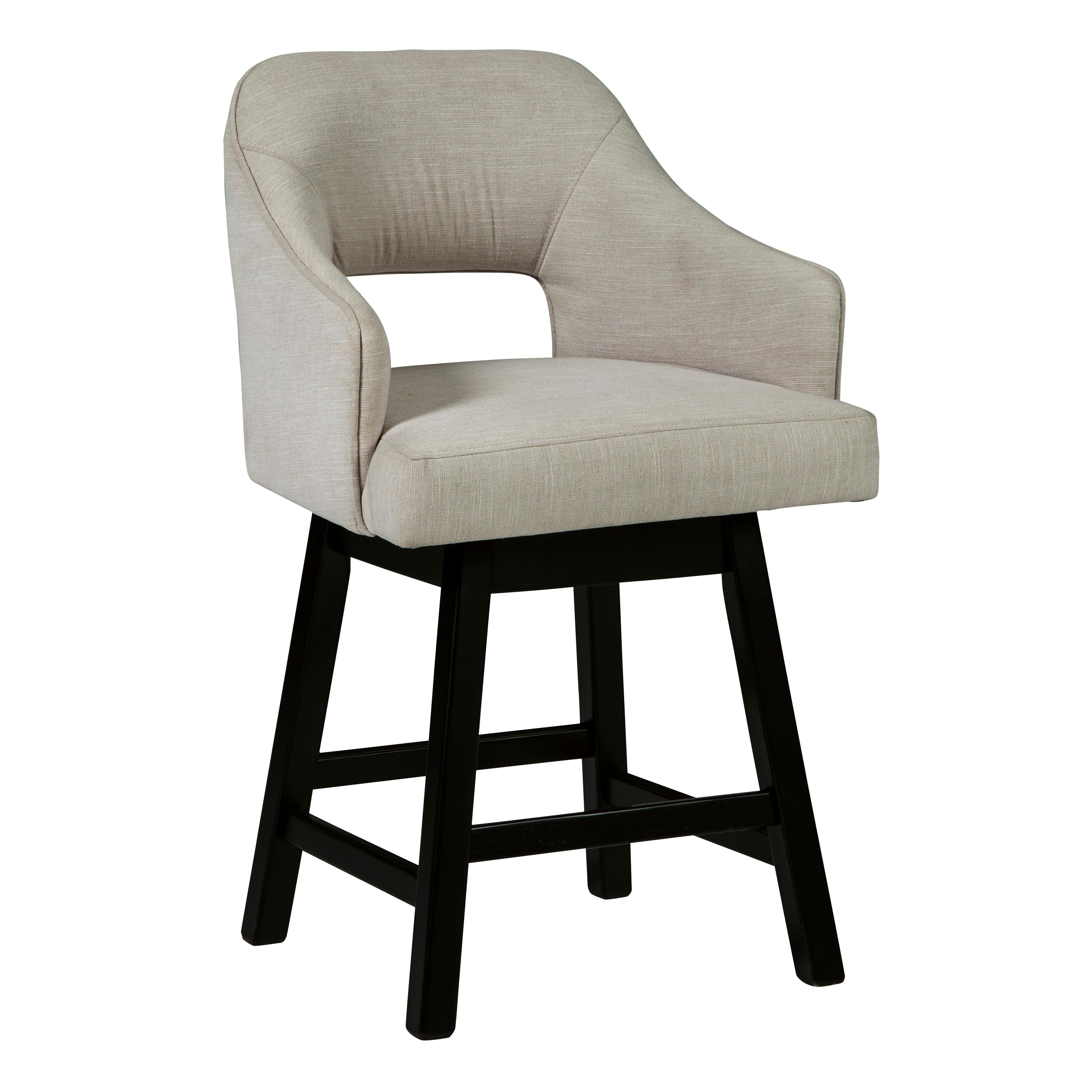 Signature Design by Ashley Tallenger D380-724 Upholstered Swivel Barstool - Image 1