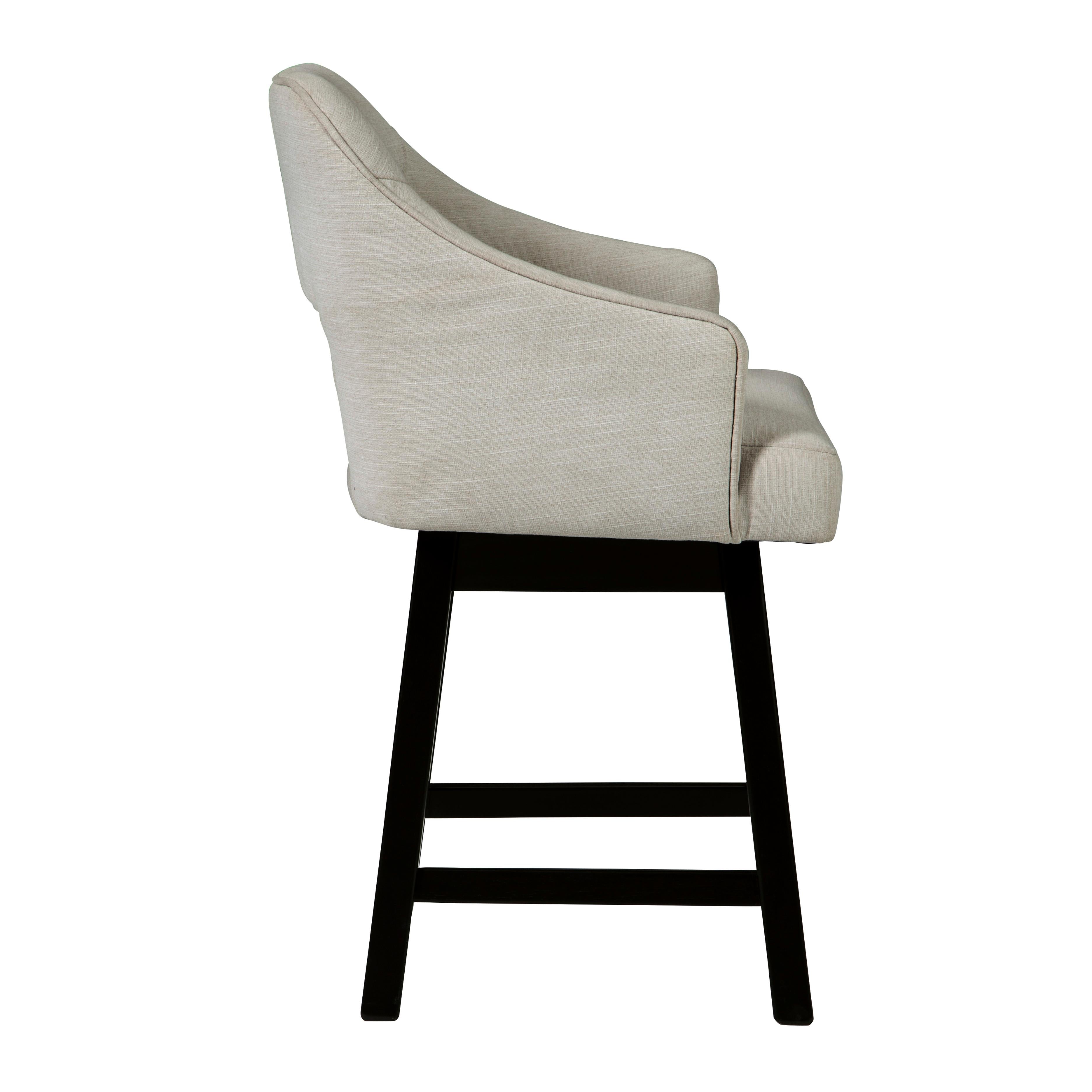 Signature Design by Ashley Tallenger D380-724 Upholstered Swivel Barstool - Image 3
