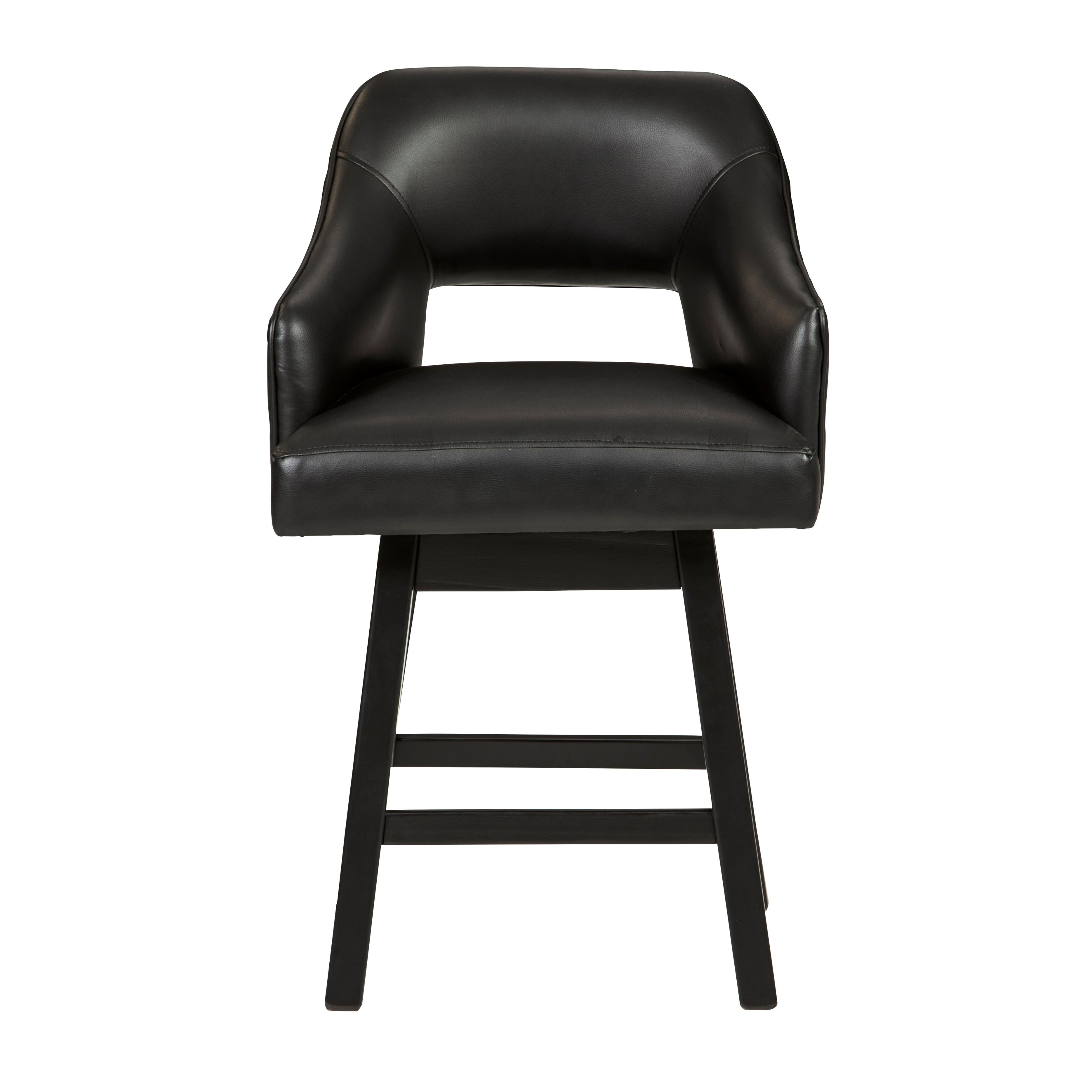Signature Design by Ashley Tallenger D380-924 Upholstered Swivel Barstool - Image 2