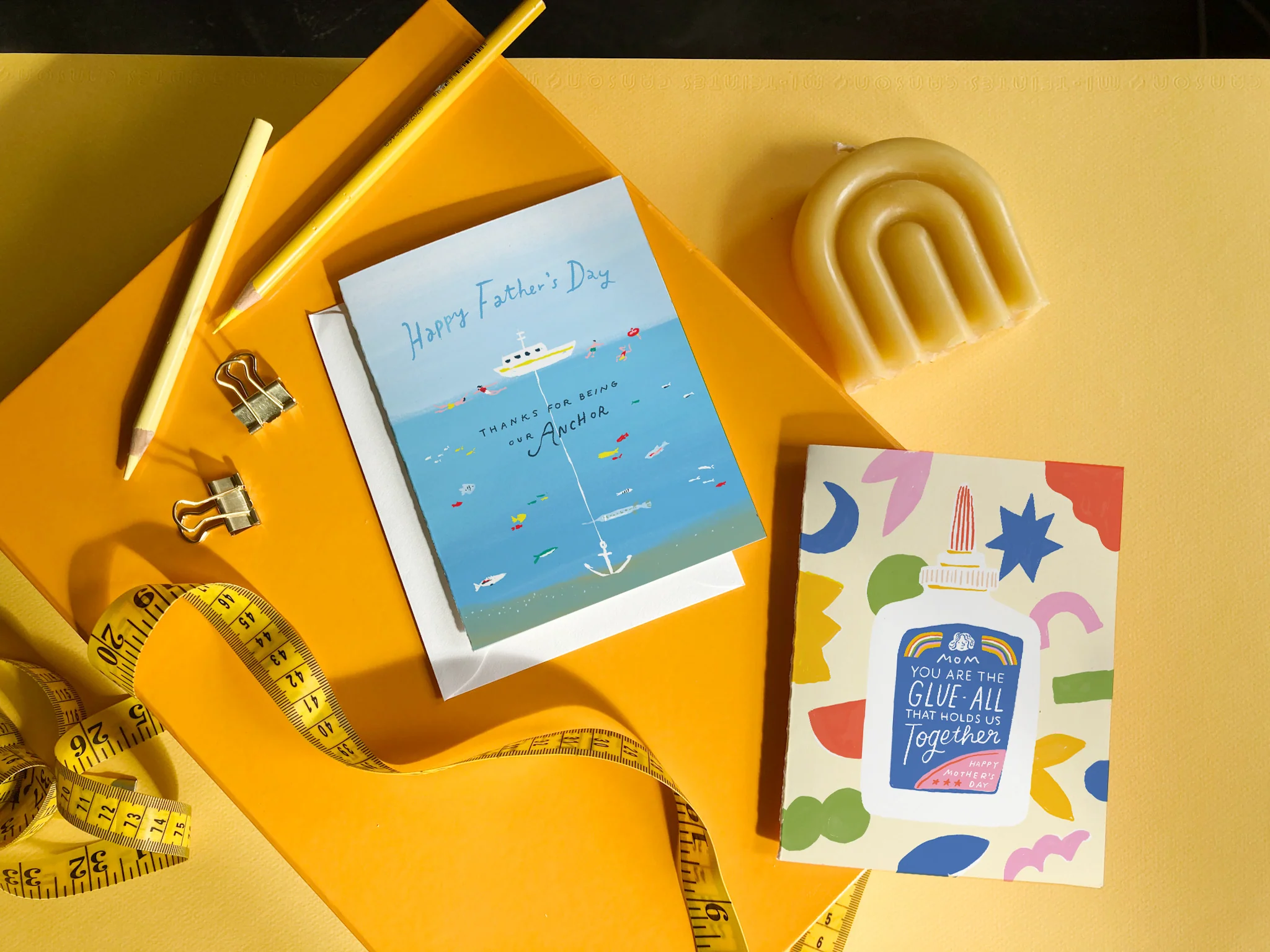 Anchor Dad – Father’s Day Card | Nautical Father’s Day Card - Image 3