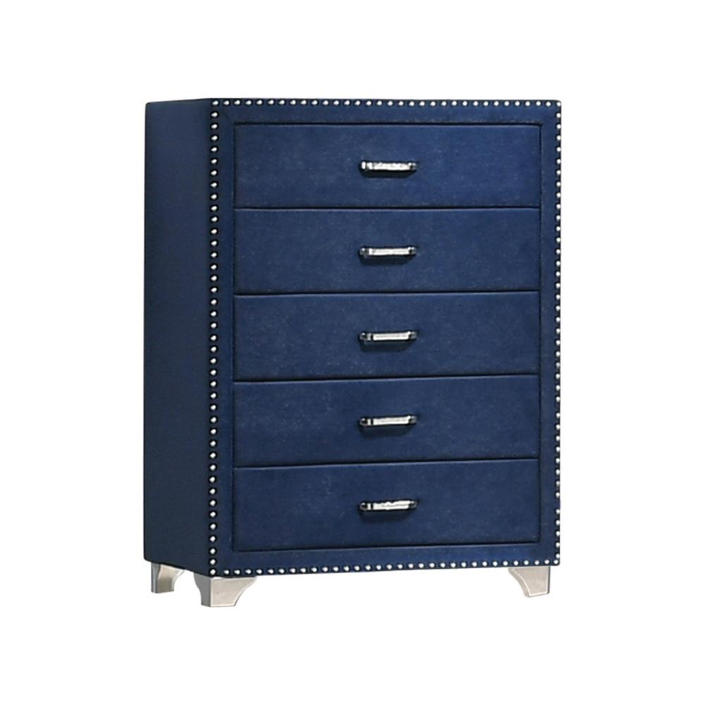 Coaster Furniture Melody 223375 5-Drawer Bedroom Chest - Pacific Blue - Image 1