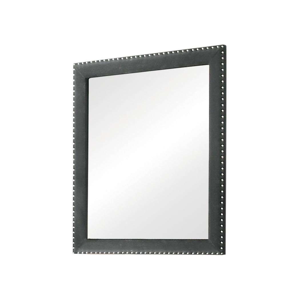 Coaster Furniture Melody 223384 Upholstered Dresser Mirror - Grey - Image 1