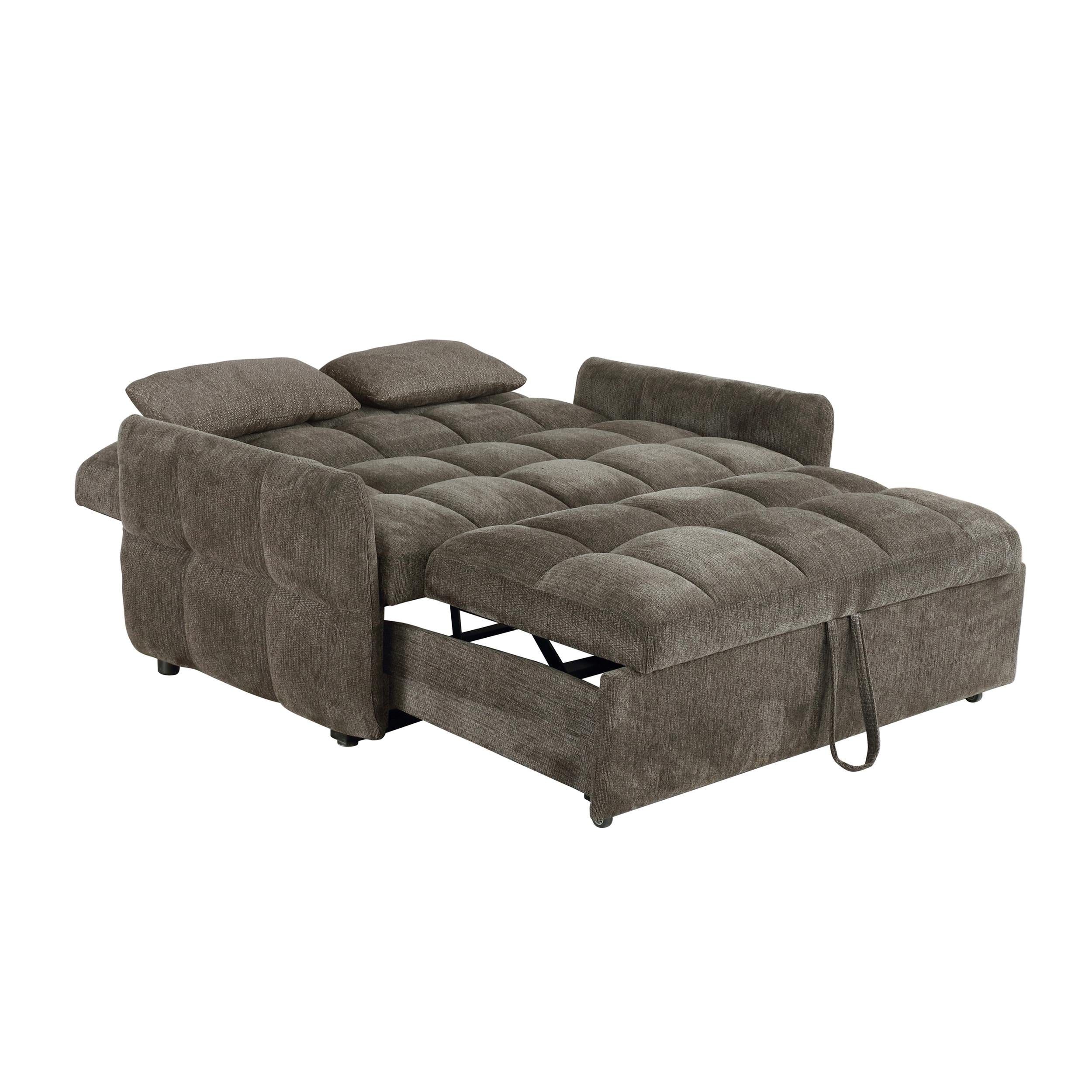 Coaster Furniture Cotswold 508308 Upholstered Convertible Sleeper Sofa Bed - Dark Grey - Image 3
