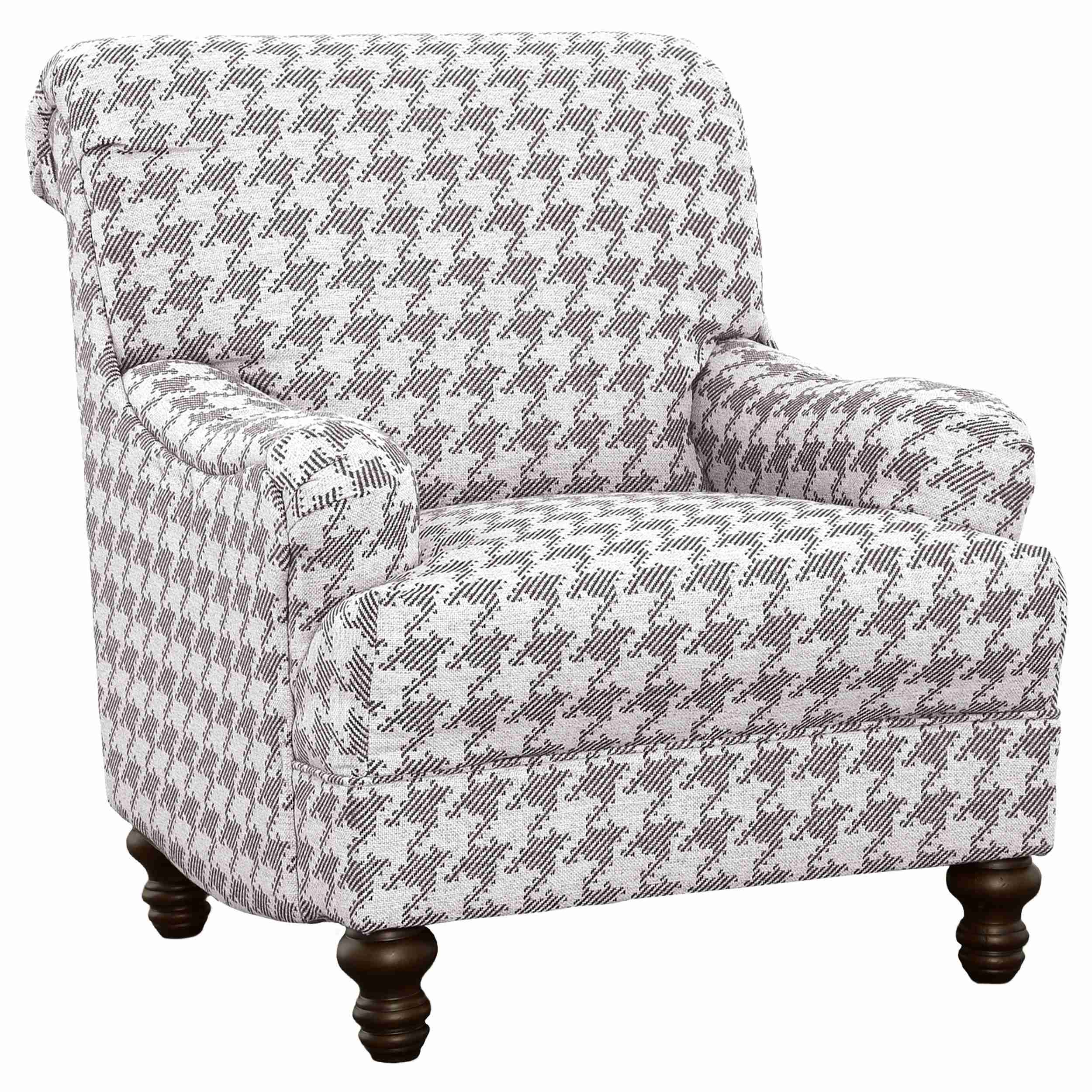Coaster Furniture Glenn 903096 Upholstered English Arm Accent Chair - Grey - Image 2