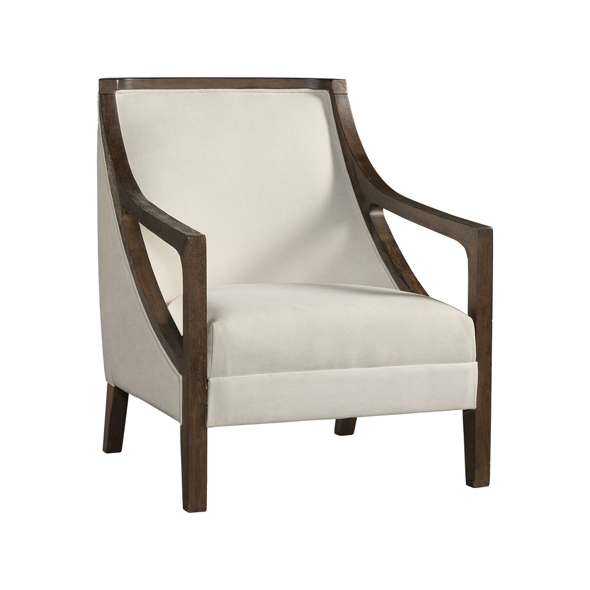 Elements International Hopkins UHK525101E Accent Chair – Natural/Espresso