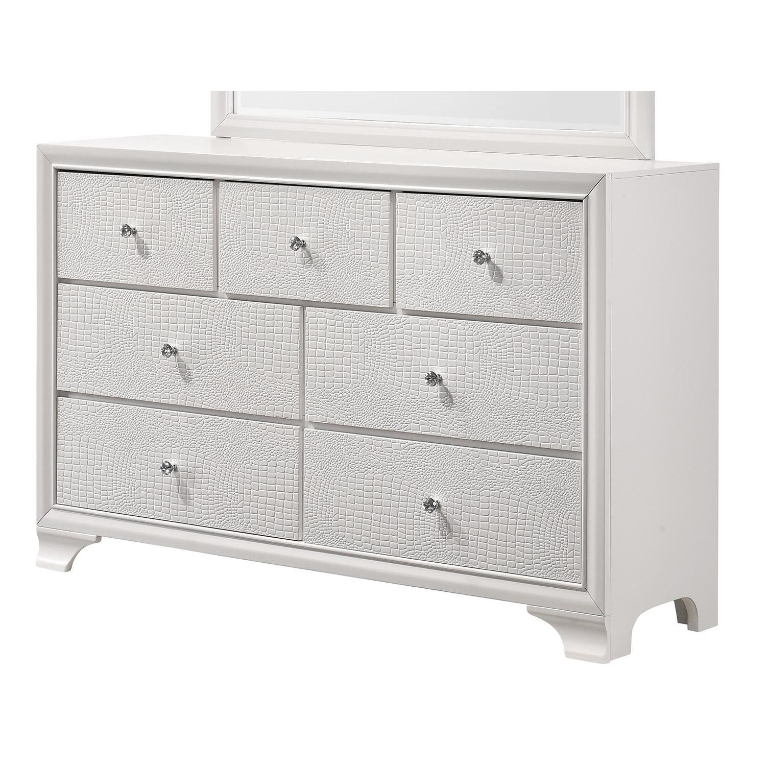 Crown Mark Lyssa B4310-1 Dresser - Frost - Image 1