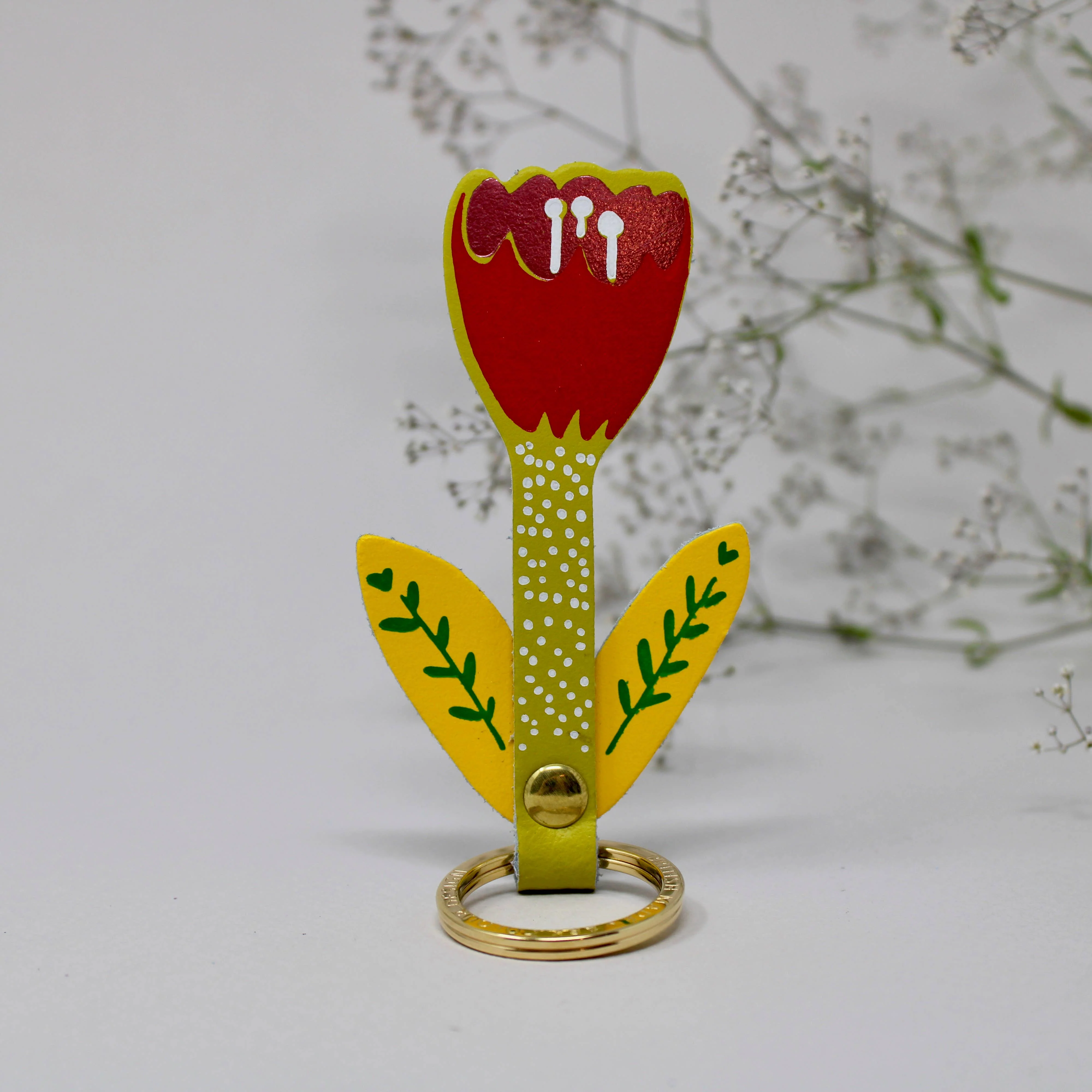 Tulip Flower Key Fob - Image 3