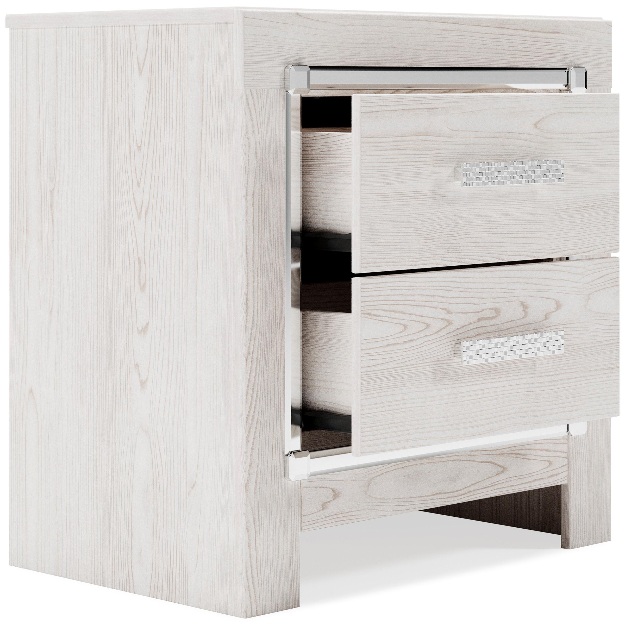 Signature Design by Ashley Altyra B2640-92 Two Drawer Night Stand - Image 3