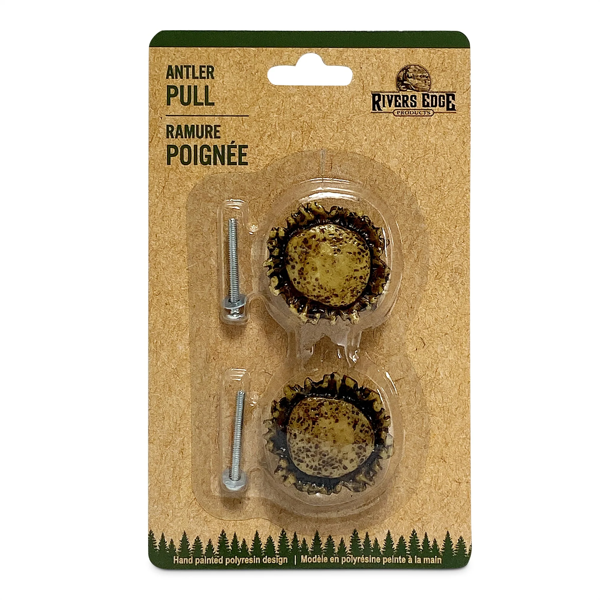 Drawer Cabinet Knobs 2-Pack-Antler - Image 2