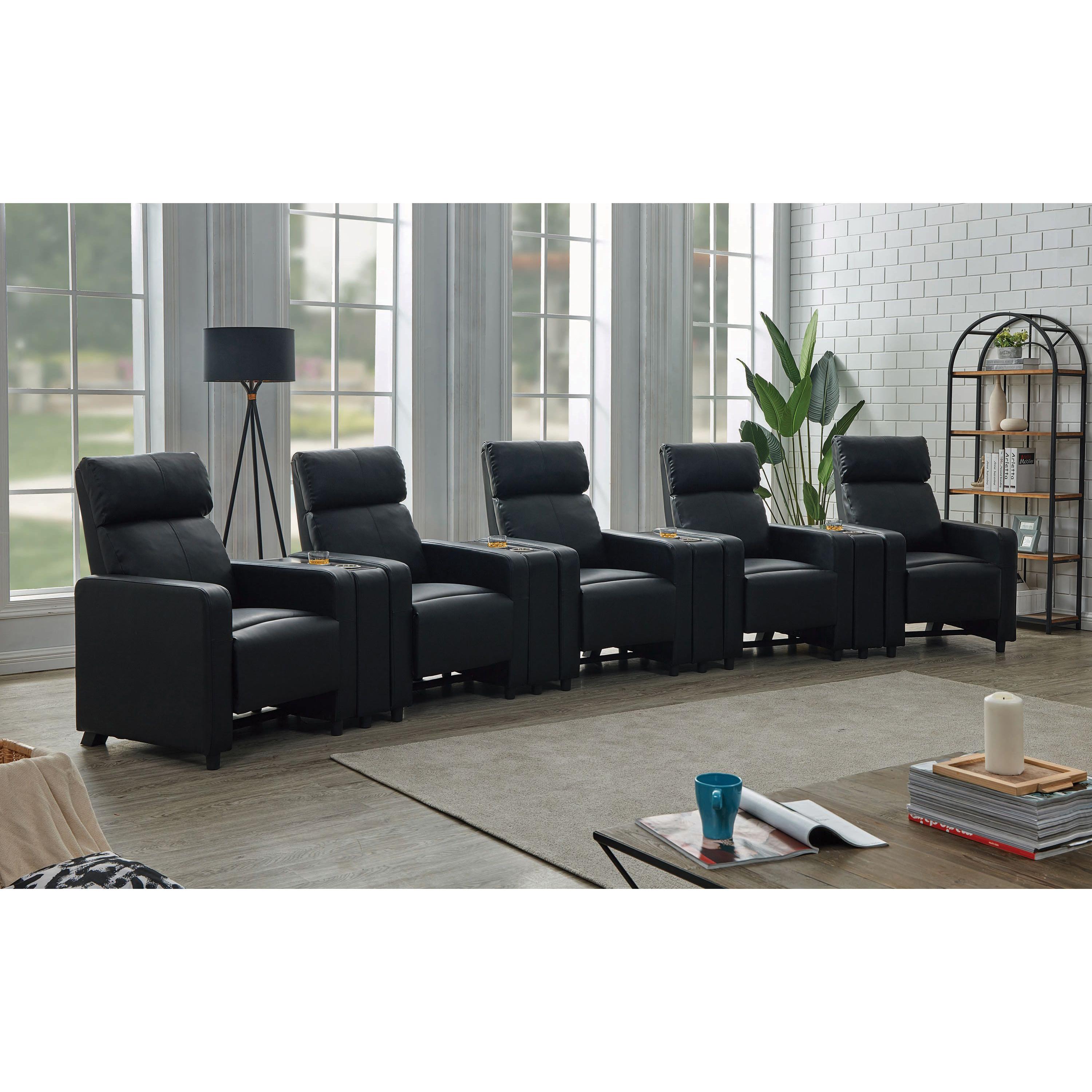 Coaster Furniture Toohey 600181-S5A 9 pc Home Theater Seating