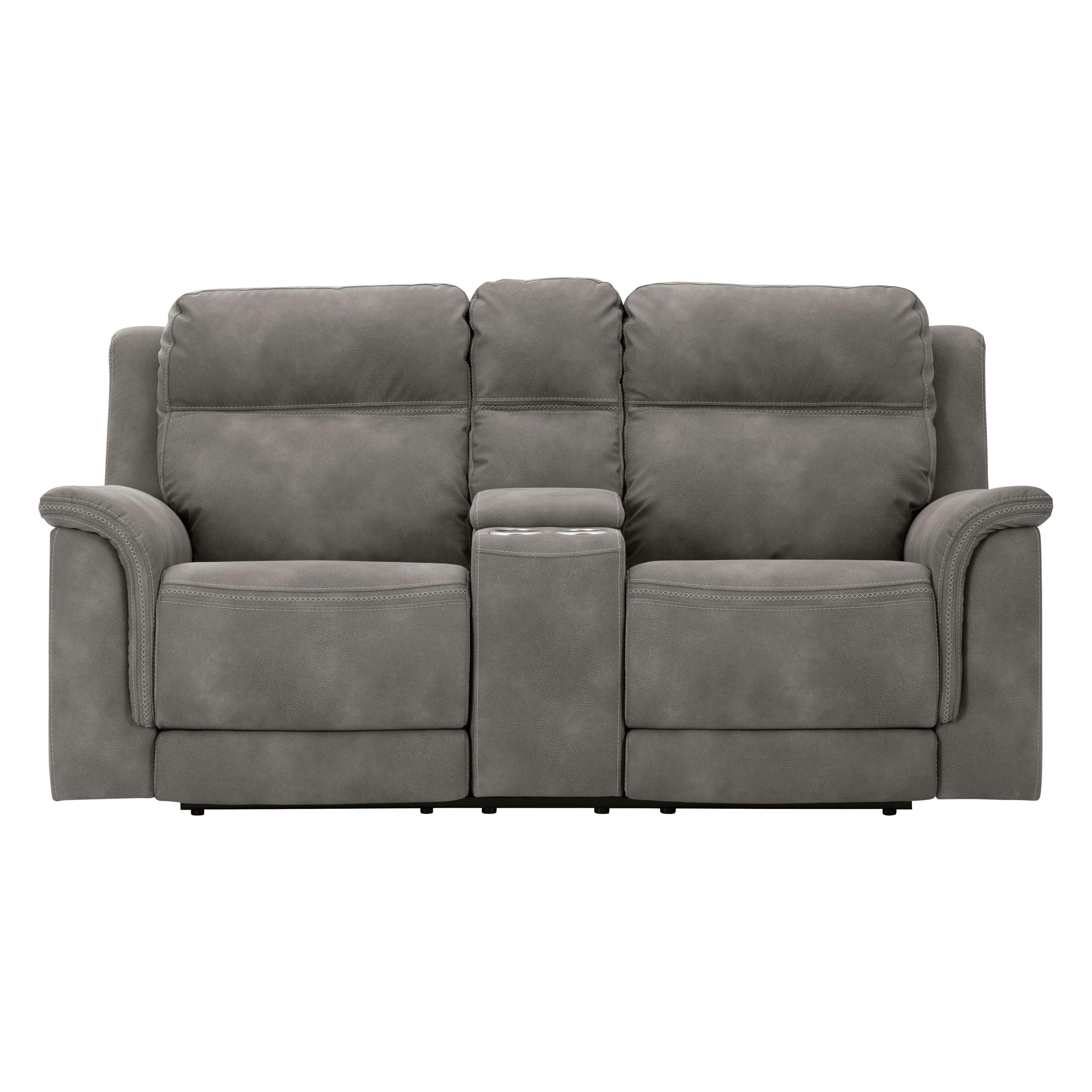 Signature Design by Ashley Next-Gen DuraPella 5930118 Power Reclining Loveseat with Console and Adjustable Headrest - Image 3