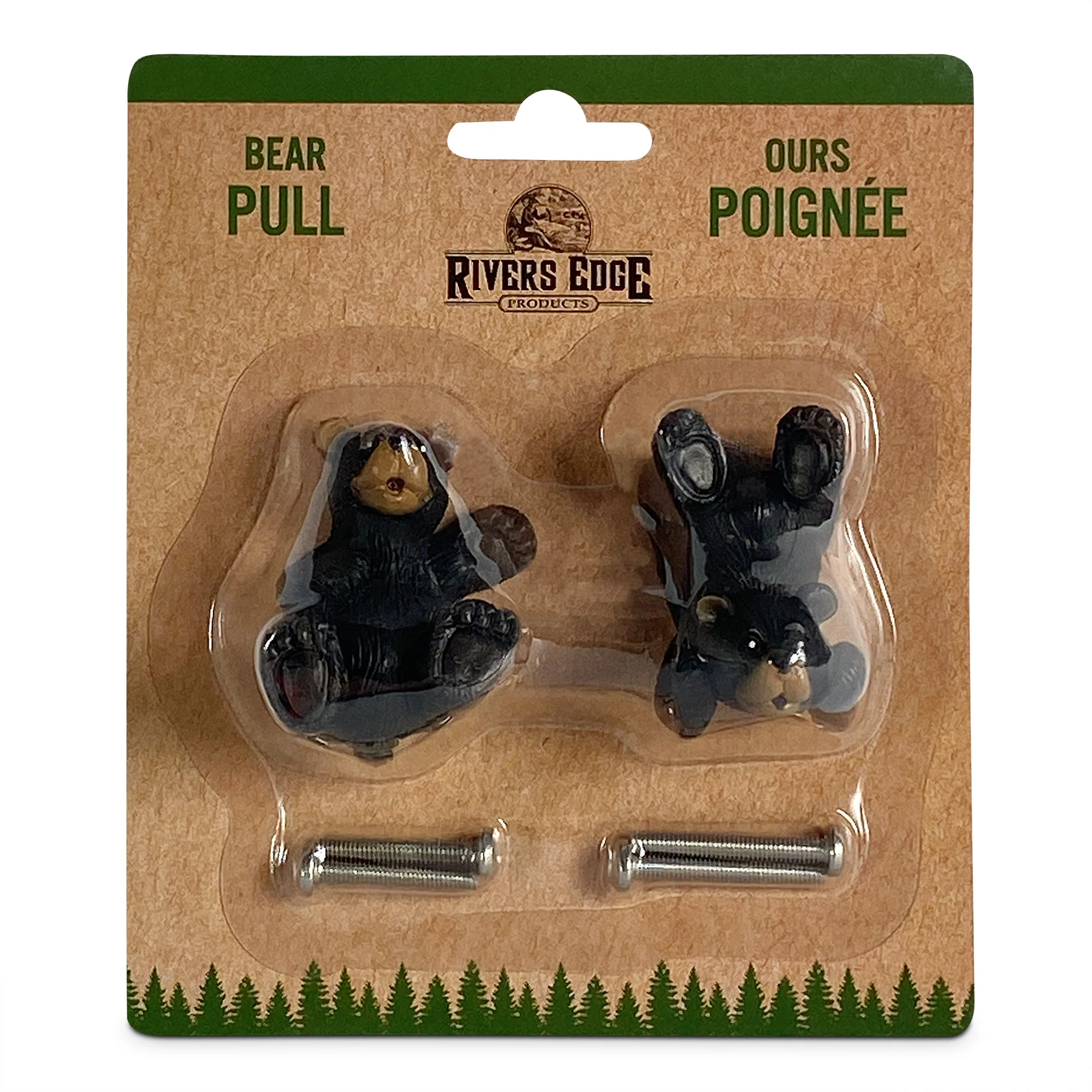 Drawer Cabinet Knobs 2-Pack-Black Bear - Image 3
