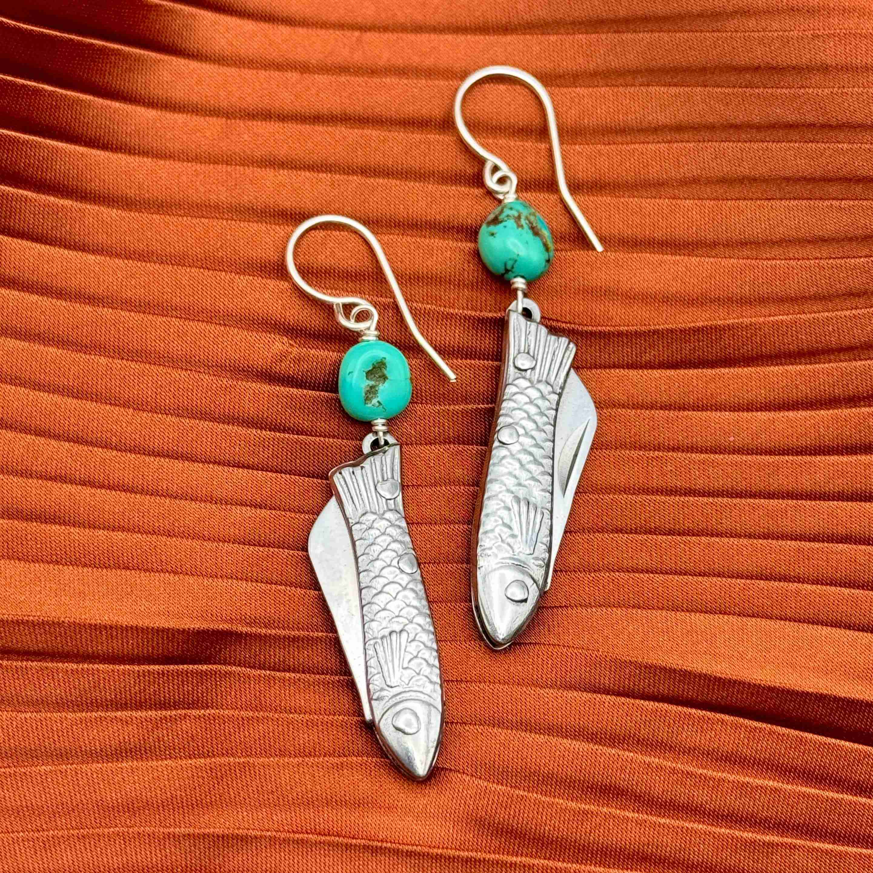 Handmade Feeesh Billie Earrings - Image 1