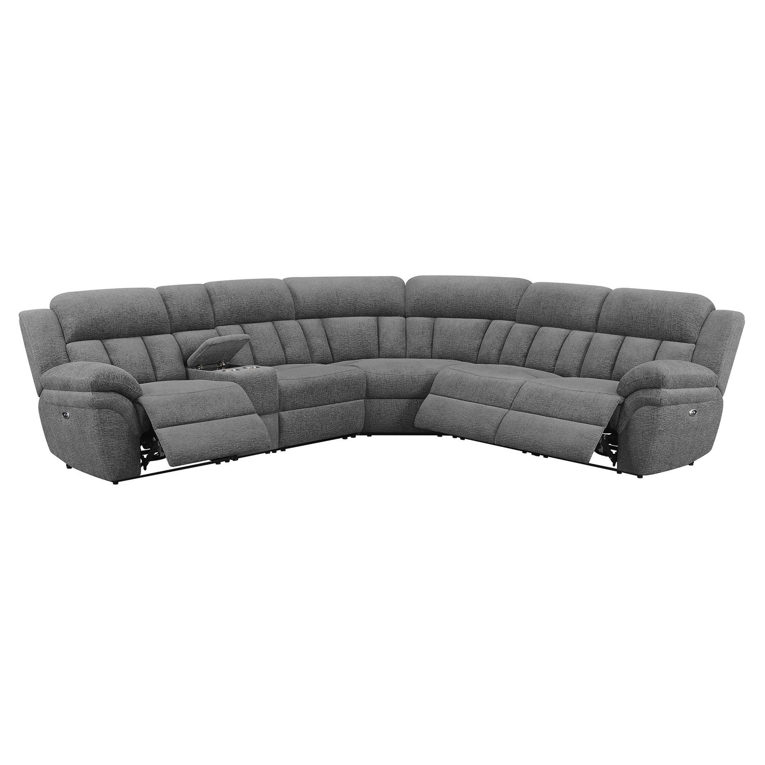 Coaster Furniture Bahrain 609540P 6 pc Power Reclining Sectional - Image 1