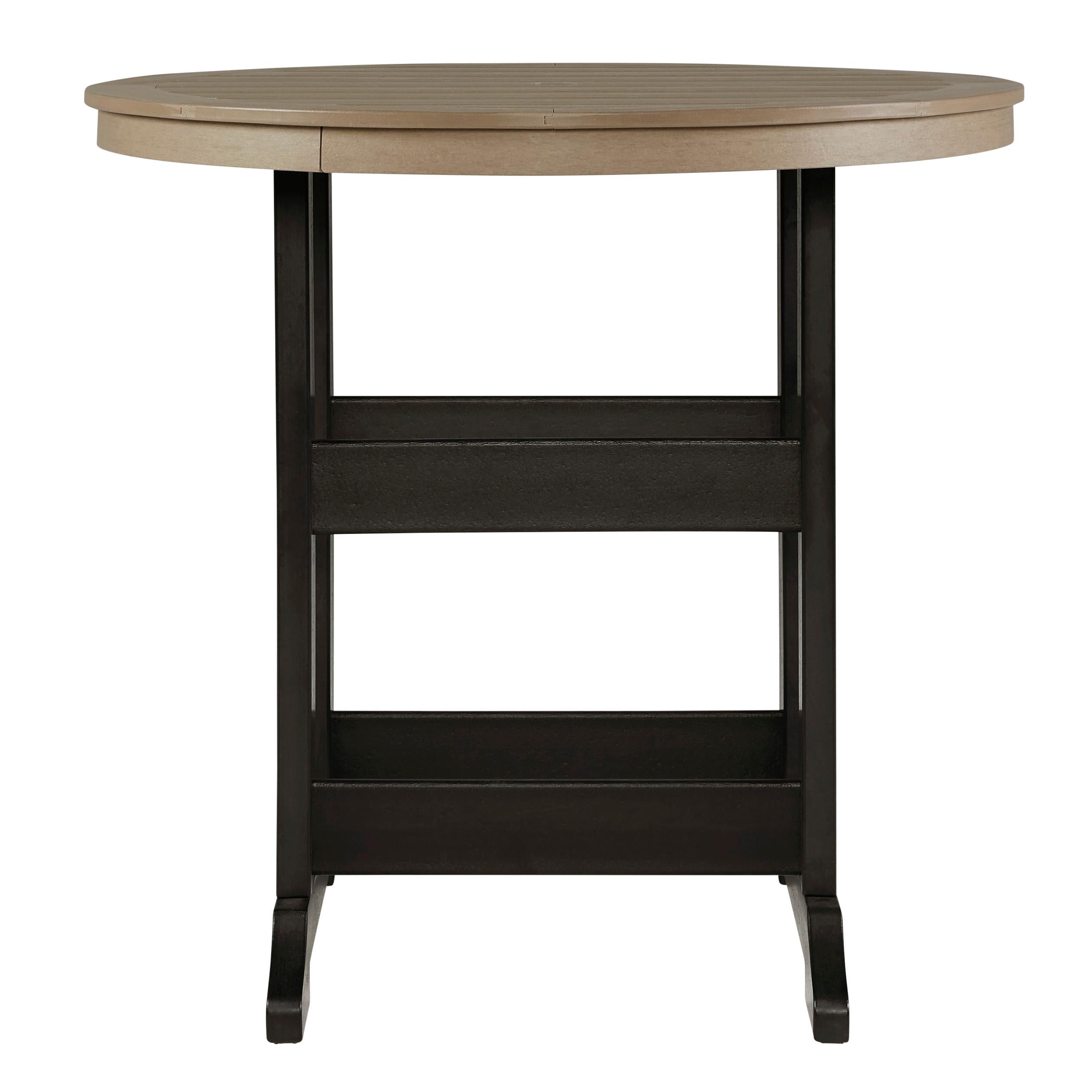 Signature Design by Ashley Fairen Trail P211-613 Round Bar Table with Umbrella Option - Image 2