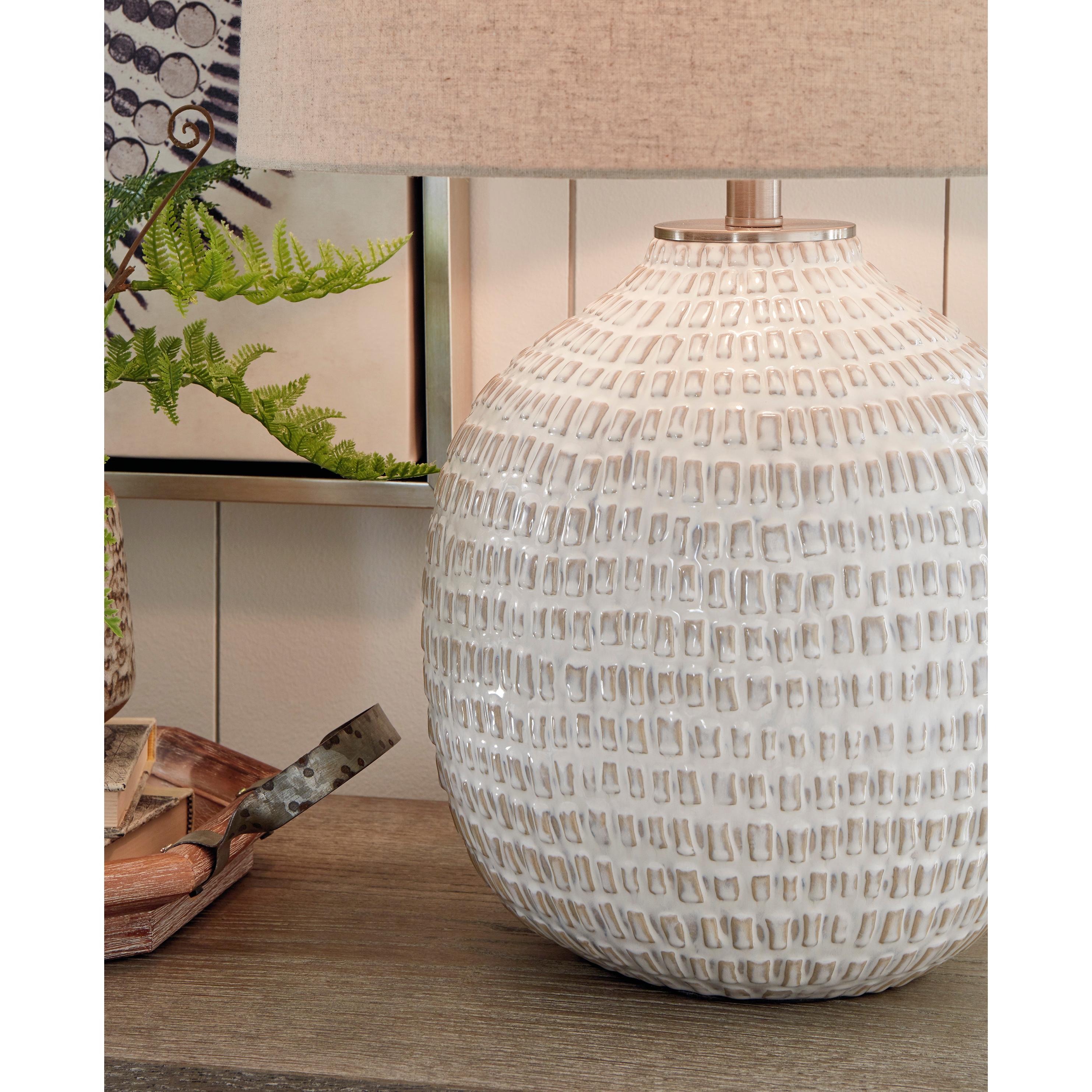 Signature Design by Ashley Jamon L100764 Ceramic Table Lamp - Image 2