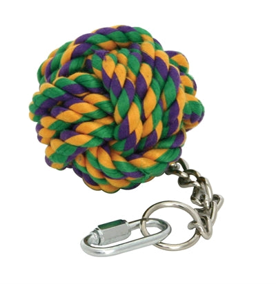 Happy Pet Rope Ball on Chain Bird Toy - Image 1