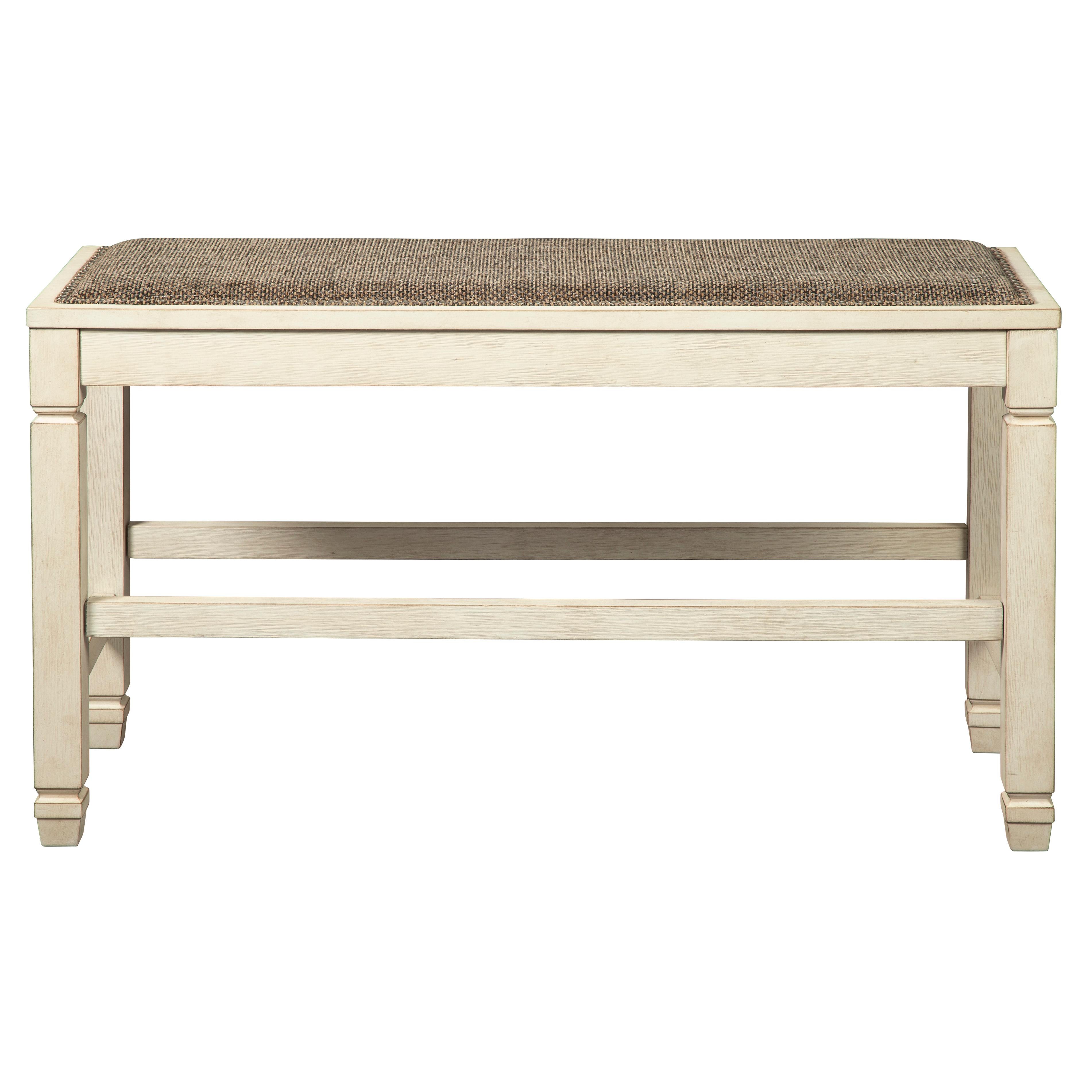 Signature Design by Ashley Bolanburg D647-09 Double Counter Upholstered Bench - Image 2