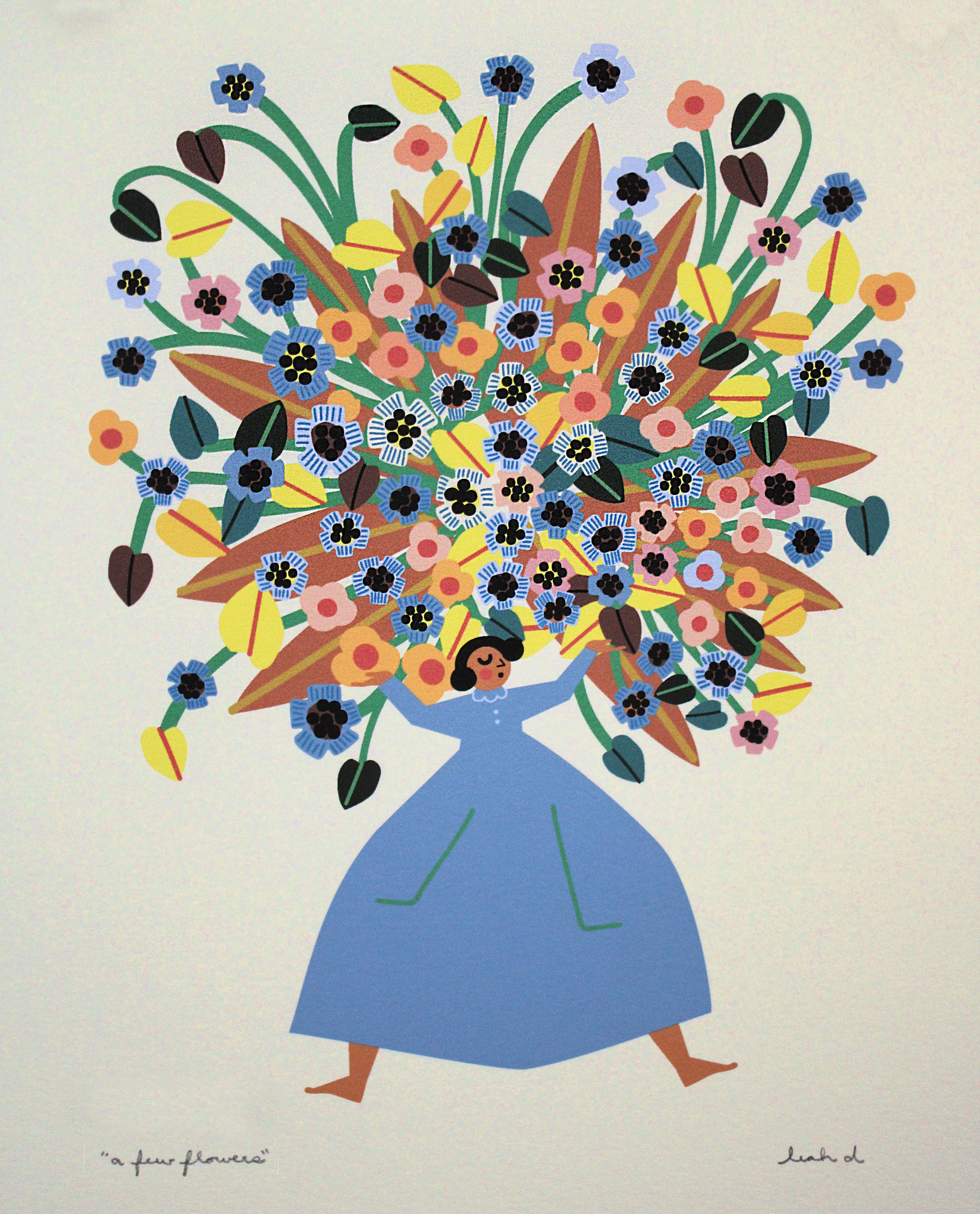 A Few Flowers Art Print - Image 2