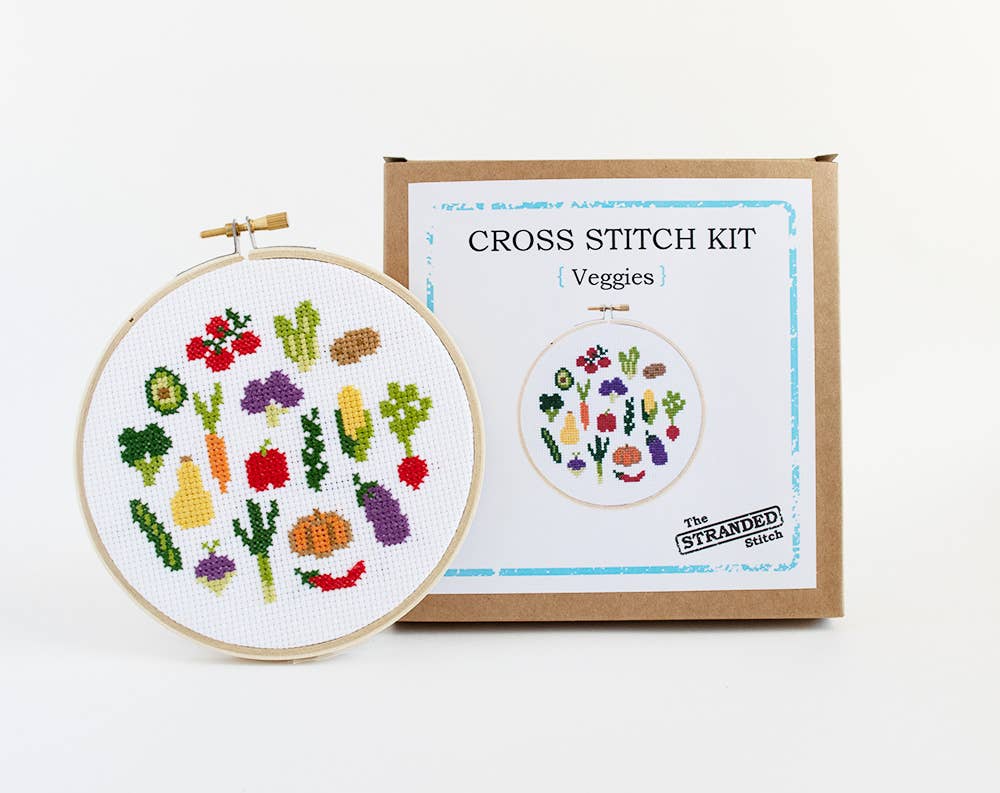 Veggies Cross Stitch DIY Kit - Image 3