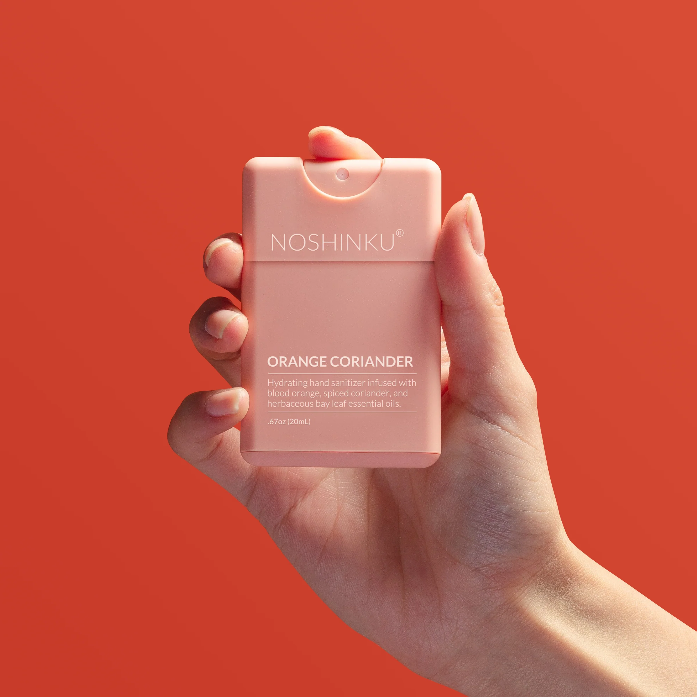 Refillable Orange Coriander Moisturizing Hand Sanitizer - Image 2